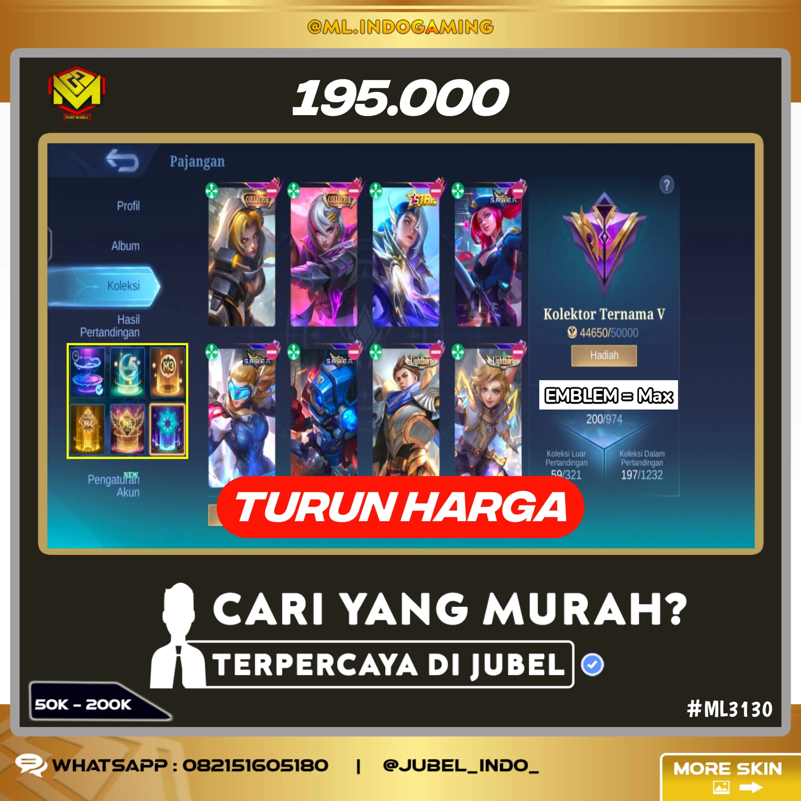 STOK ML #ML3130