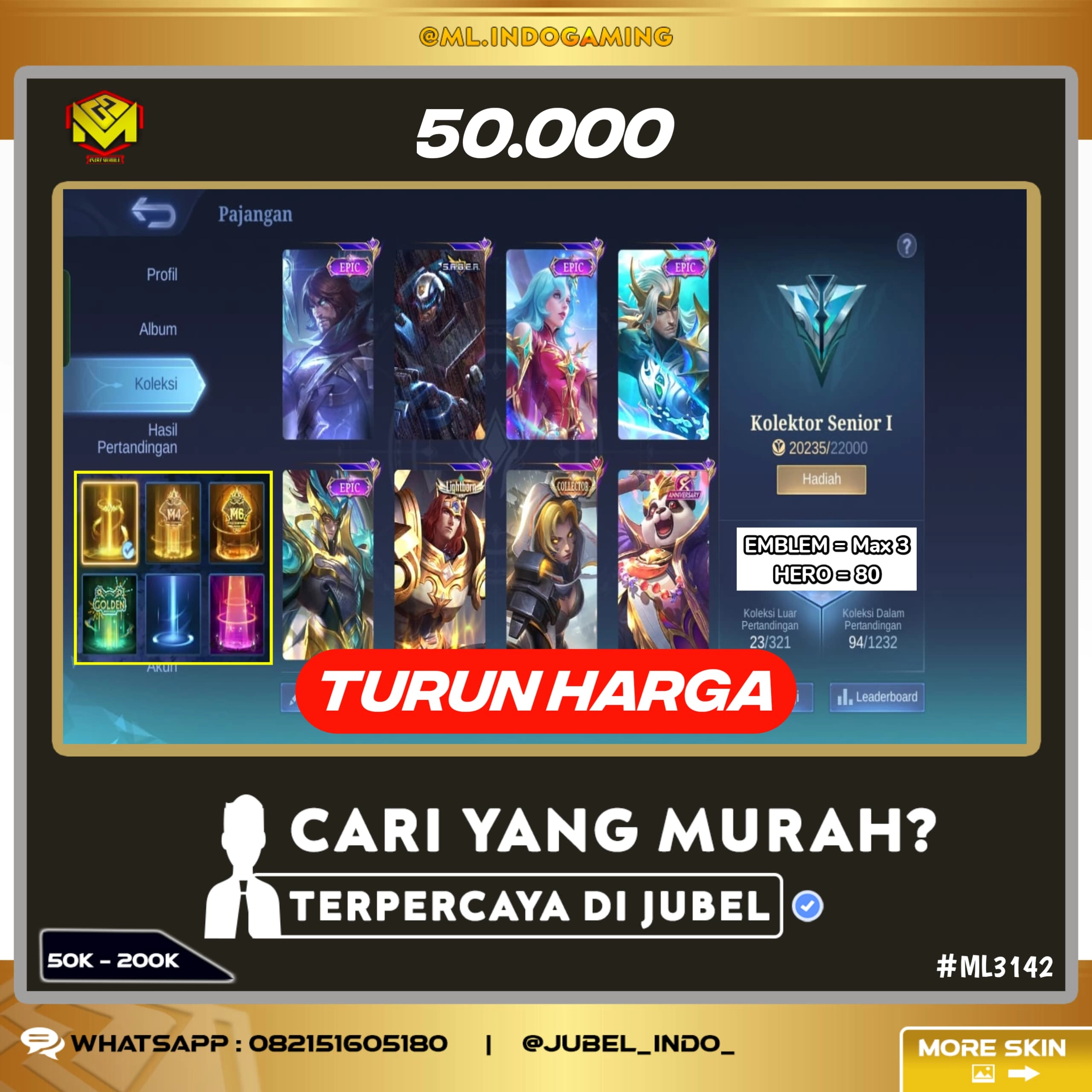 STOK ML #ML3142