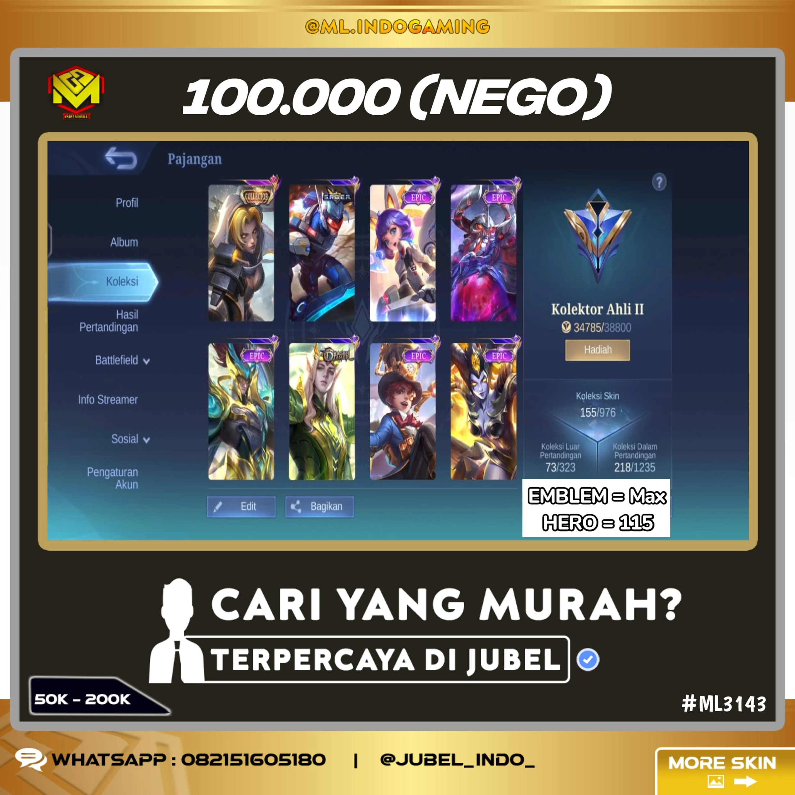 STOK ML #ML3143