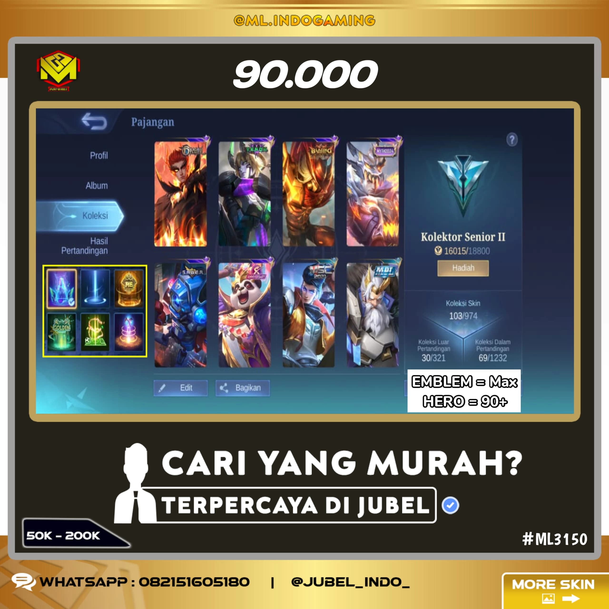 STOK ML #ML3150