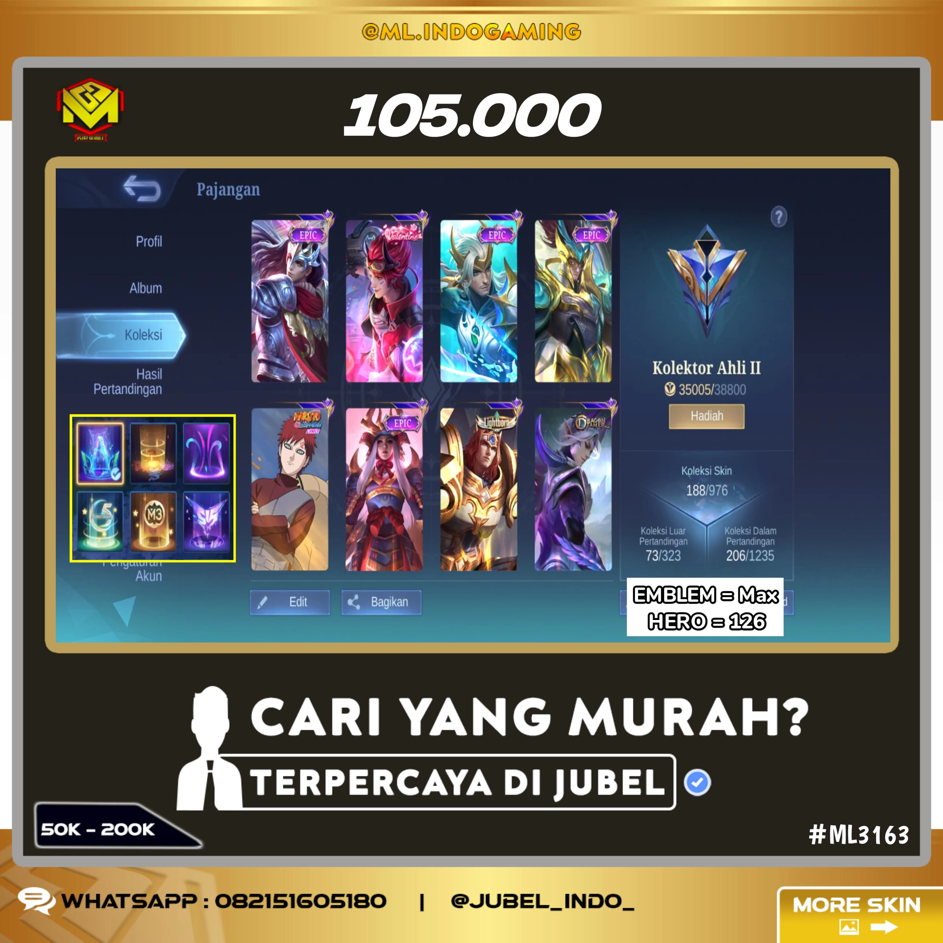 STOK ML #ML3163