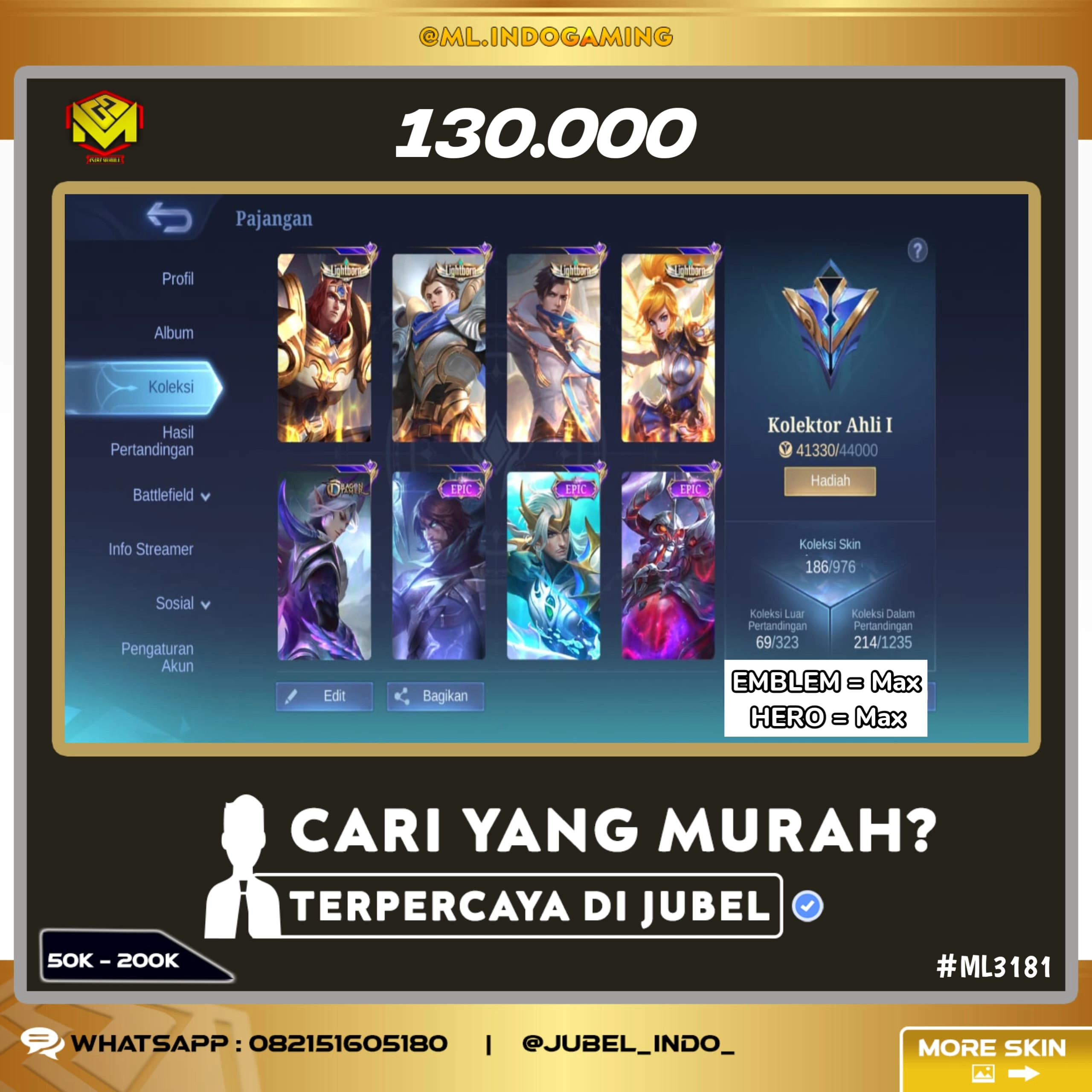 STOK ML #ML3181
