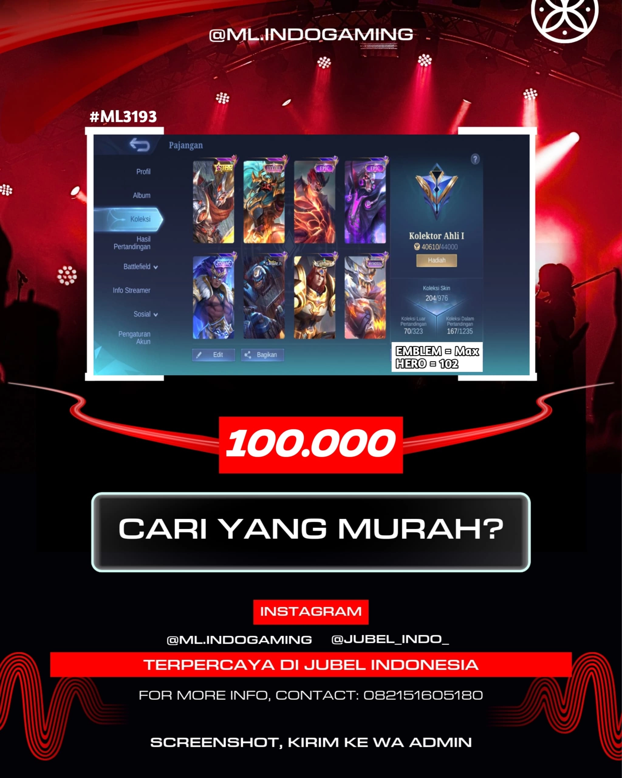 STOK ML #ML3193