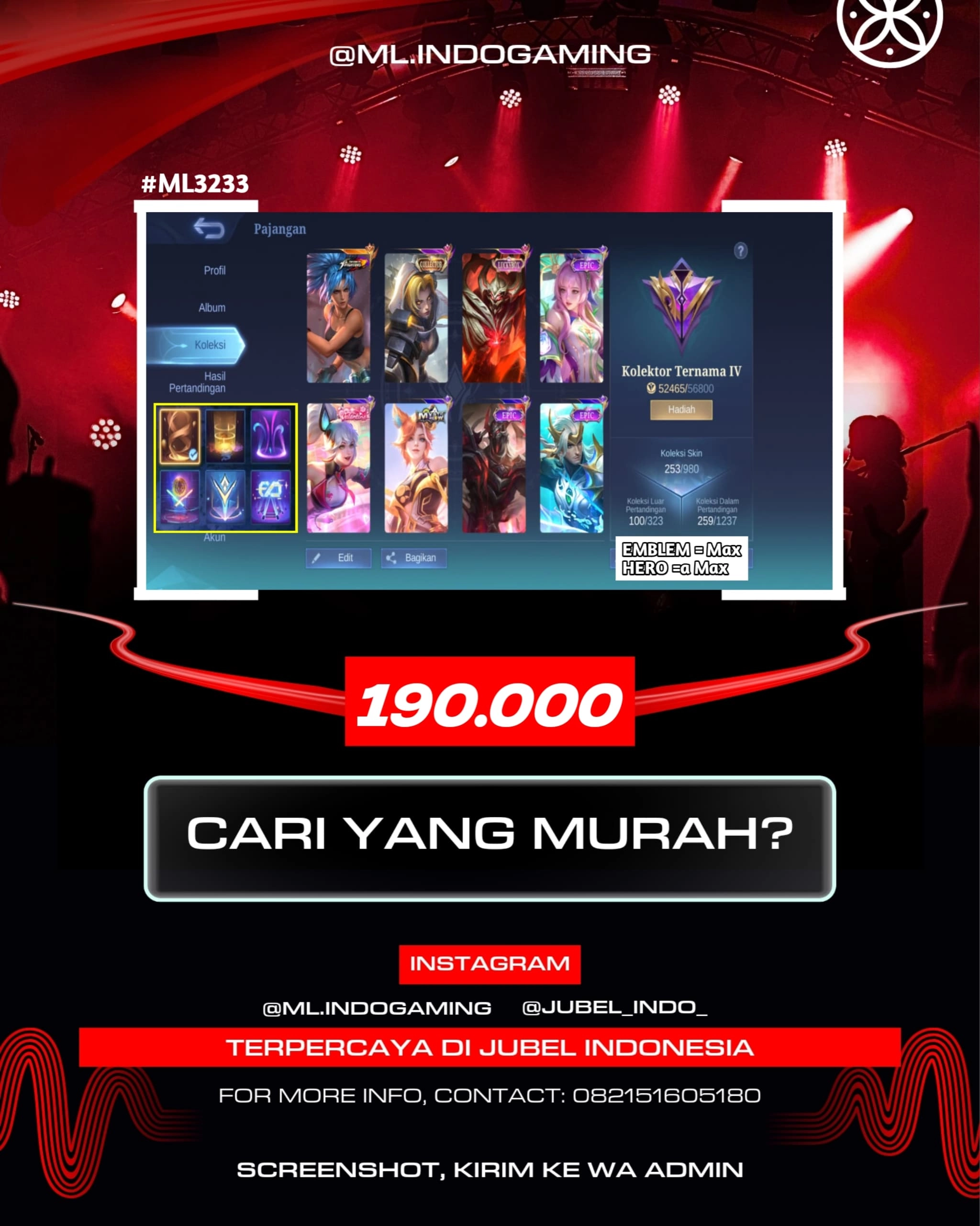 STOK ML #ML3233