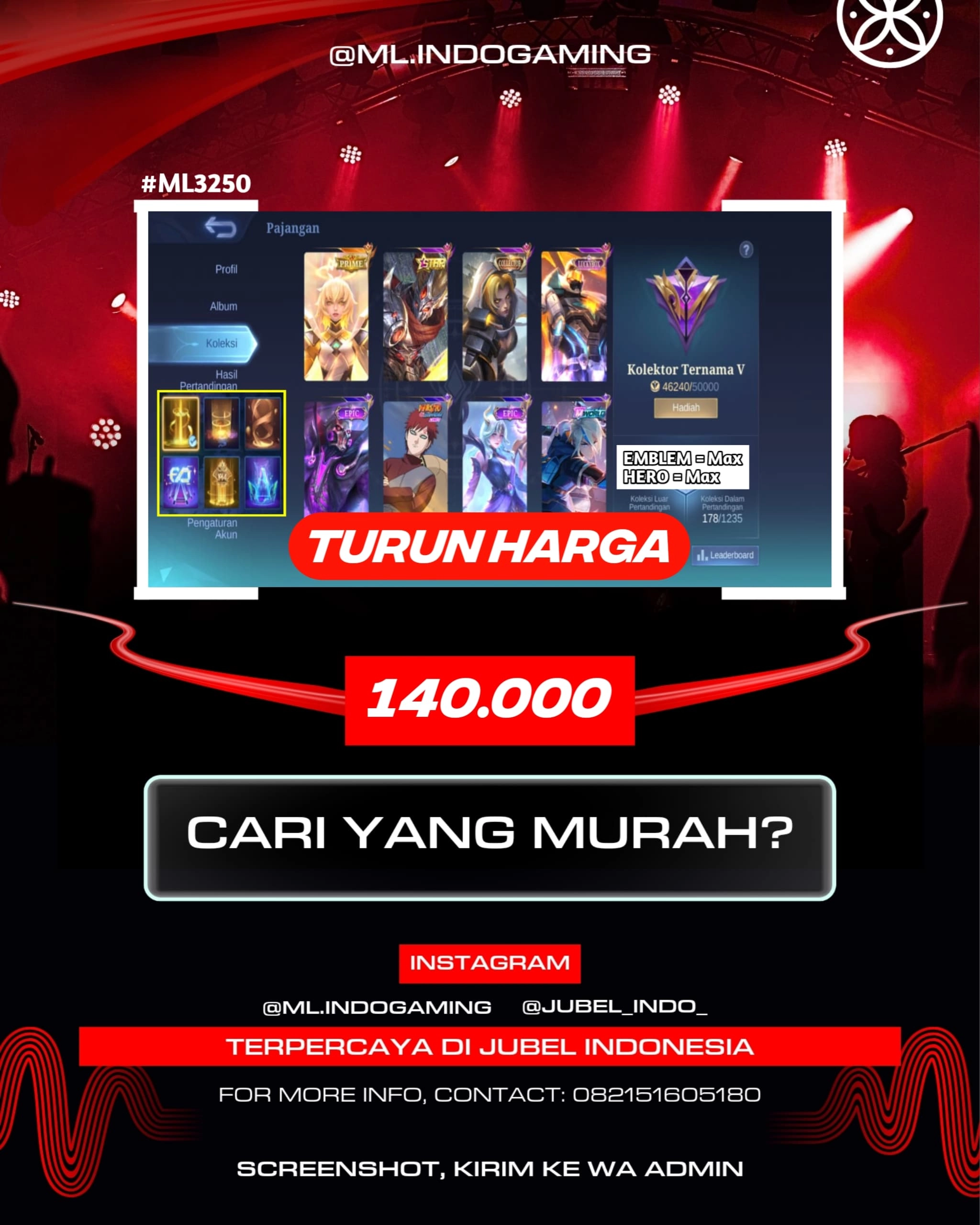 STOK ML #ML3250