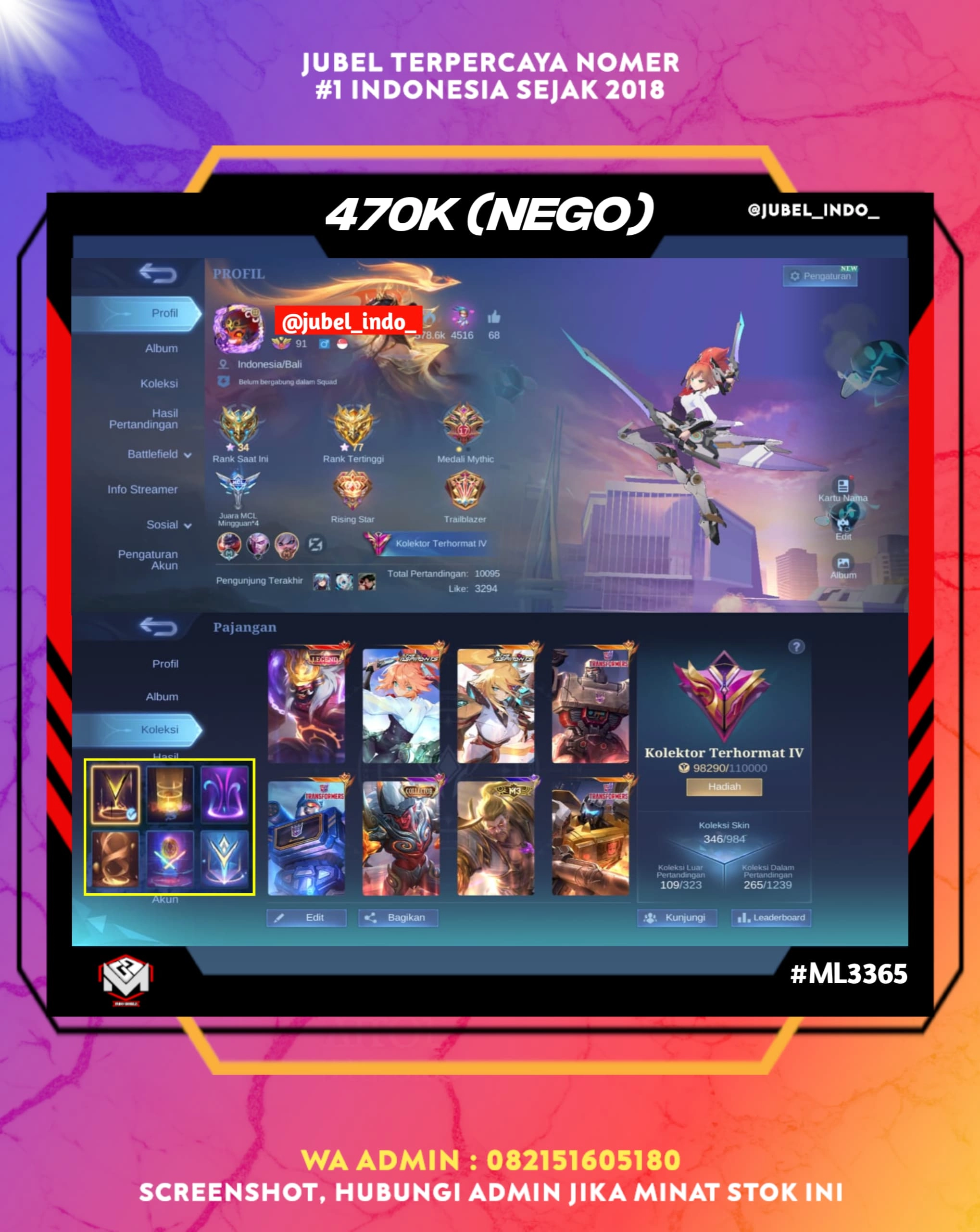 STOK ML #ML3365