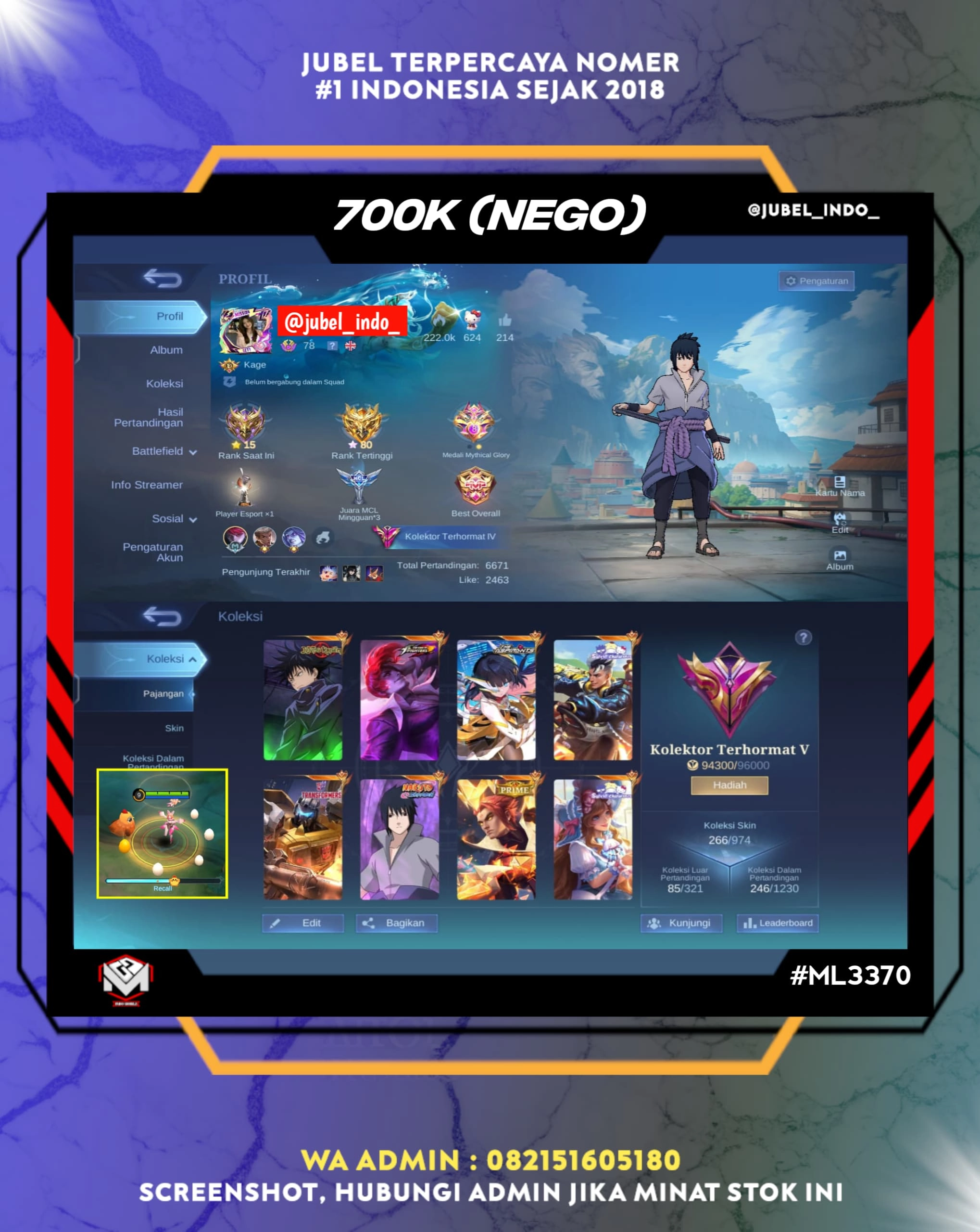 STOK ML #ML3370