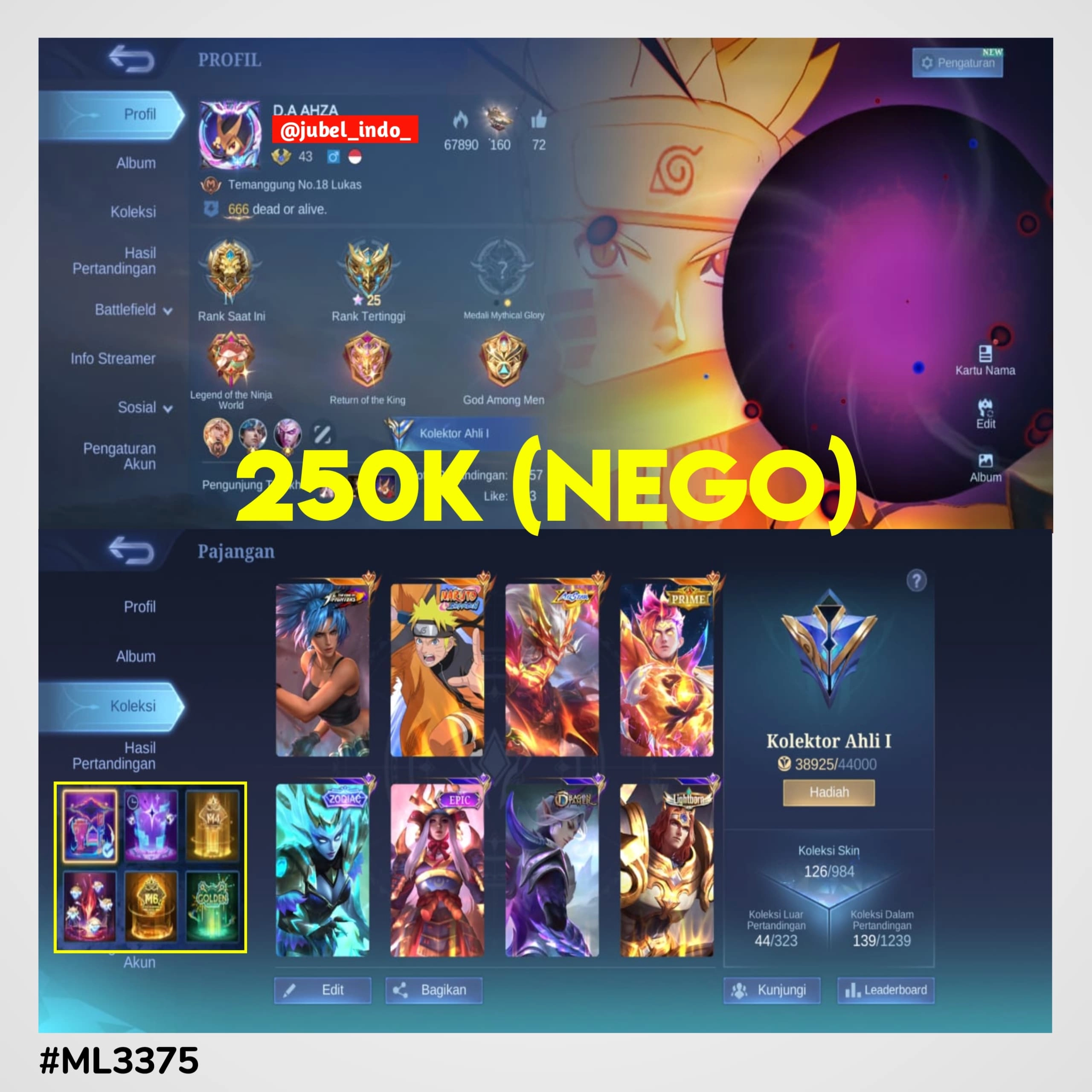 STOK ML #ML3375