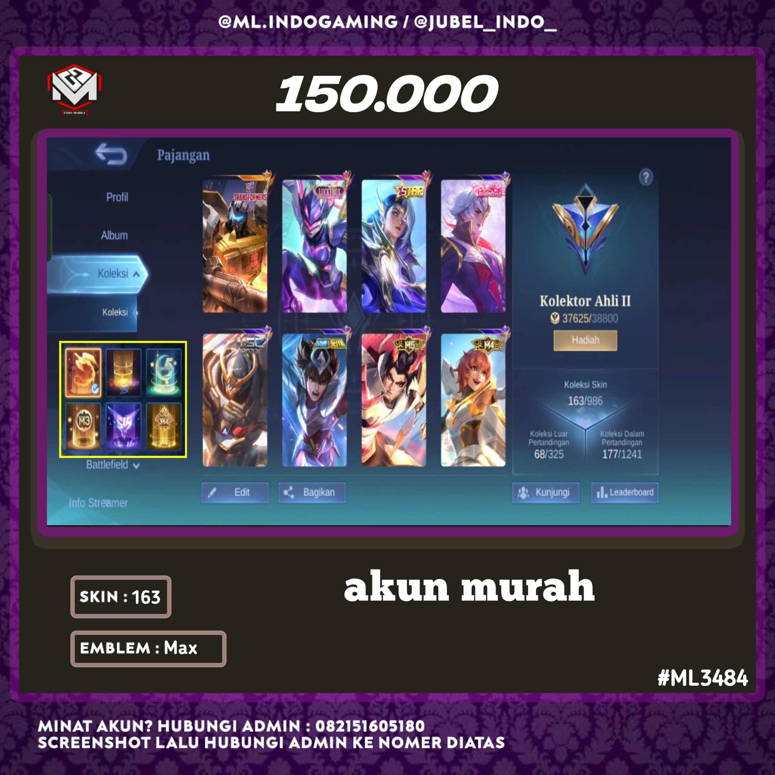 STOK ML #ML3484