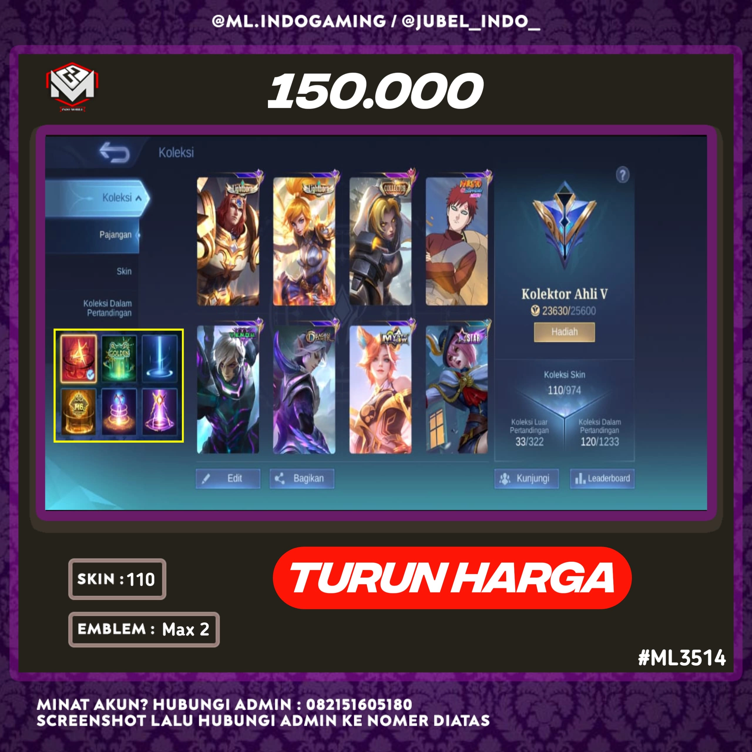 STOK ML #ML3514