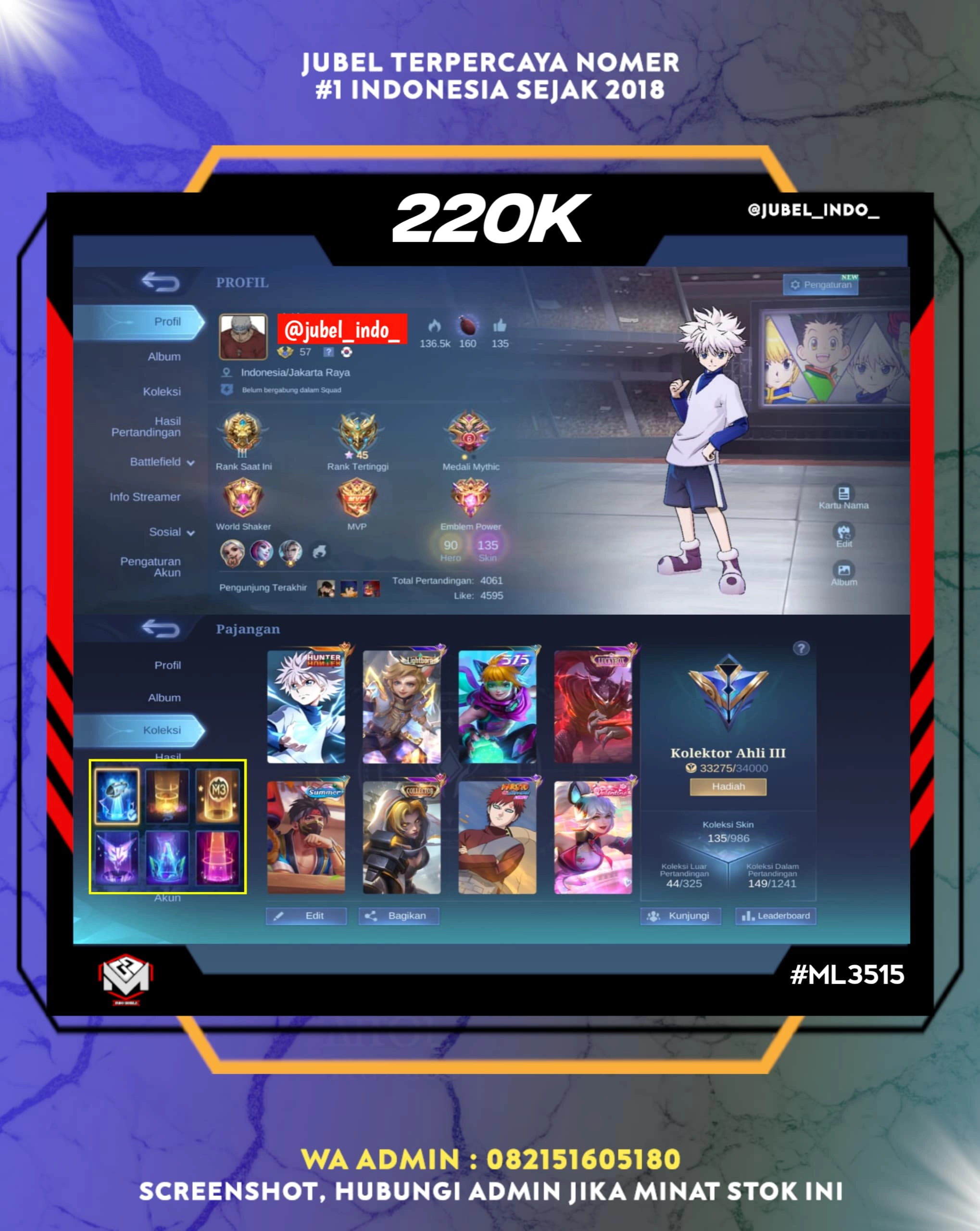 STOK ML #ML3515