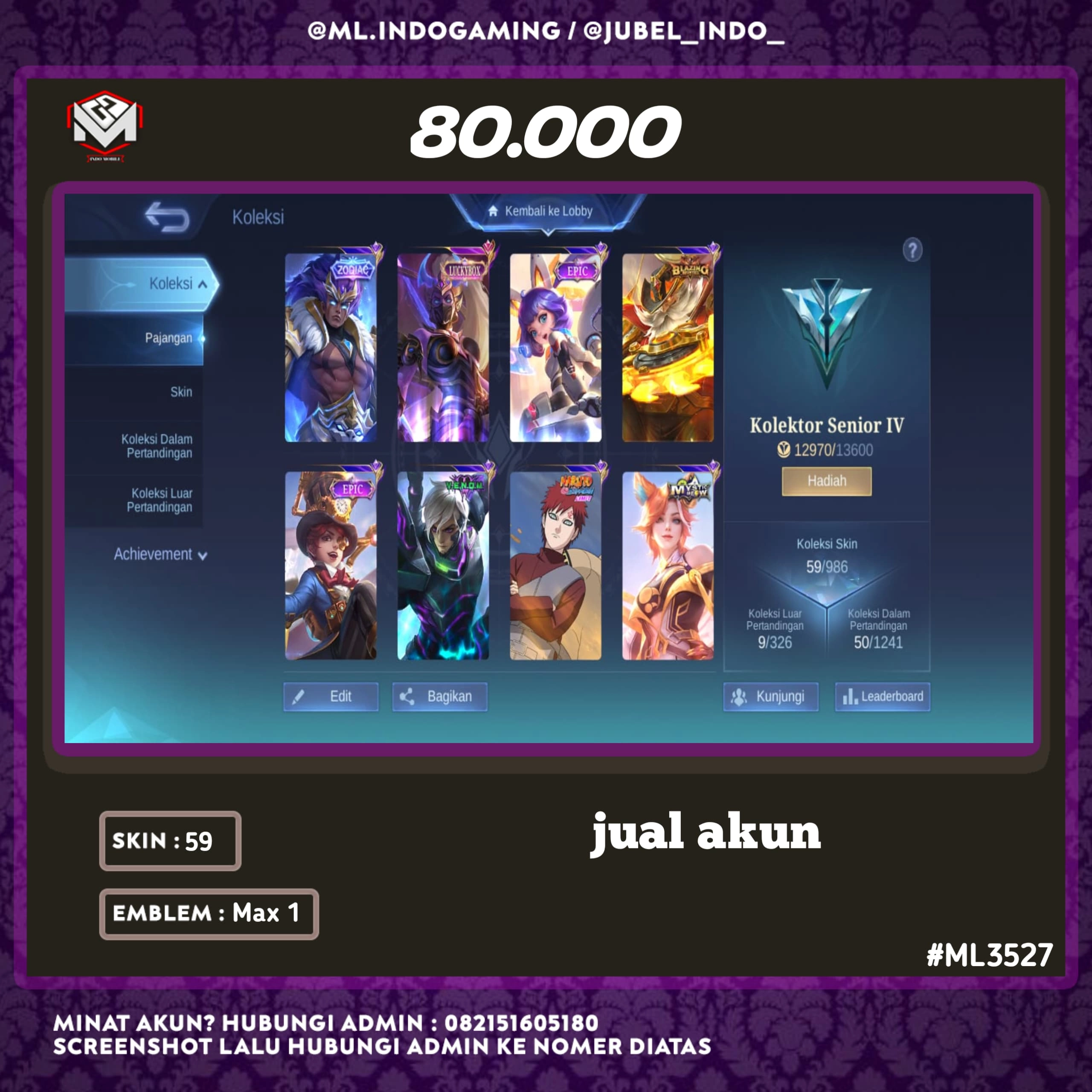 STOK ML #ML3527