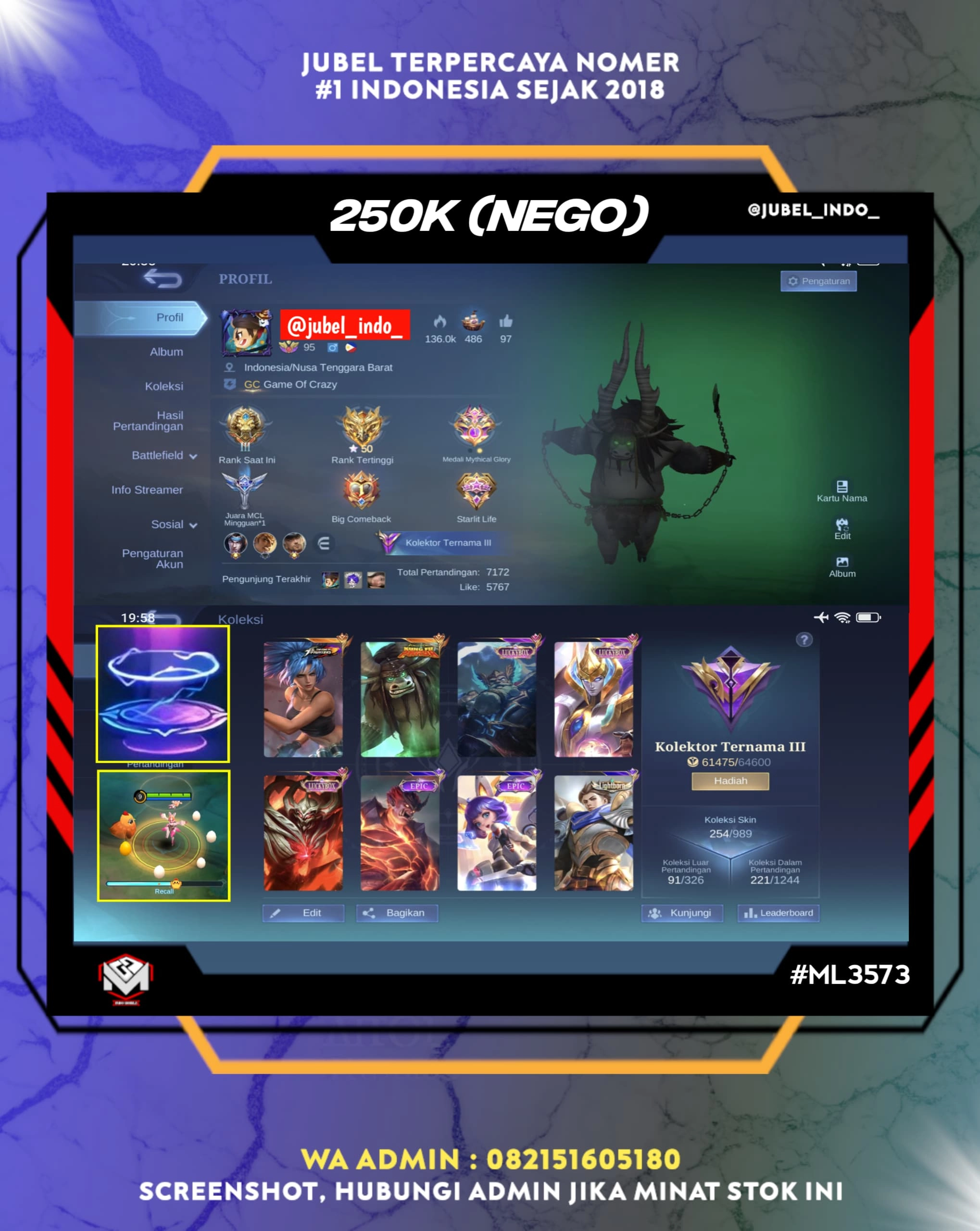 STOK ML #ML3573