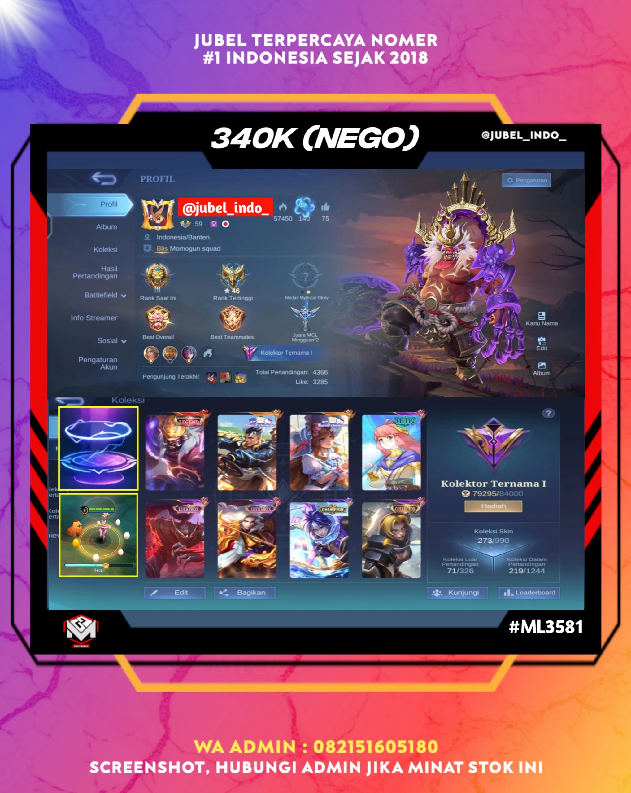 STOK ML #ML3581