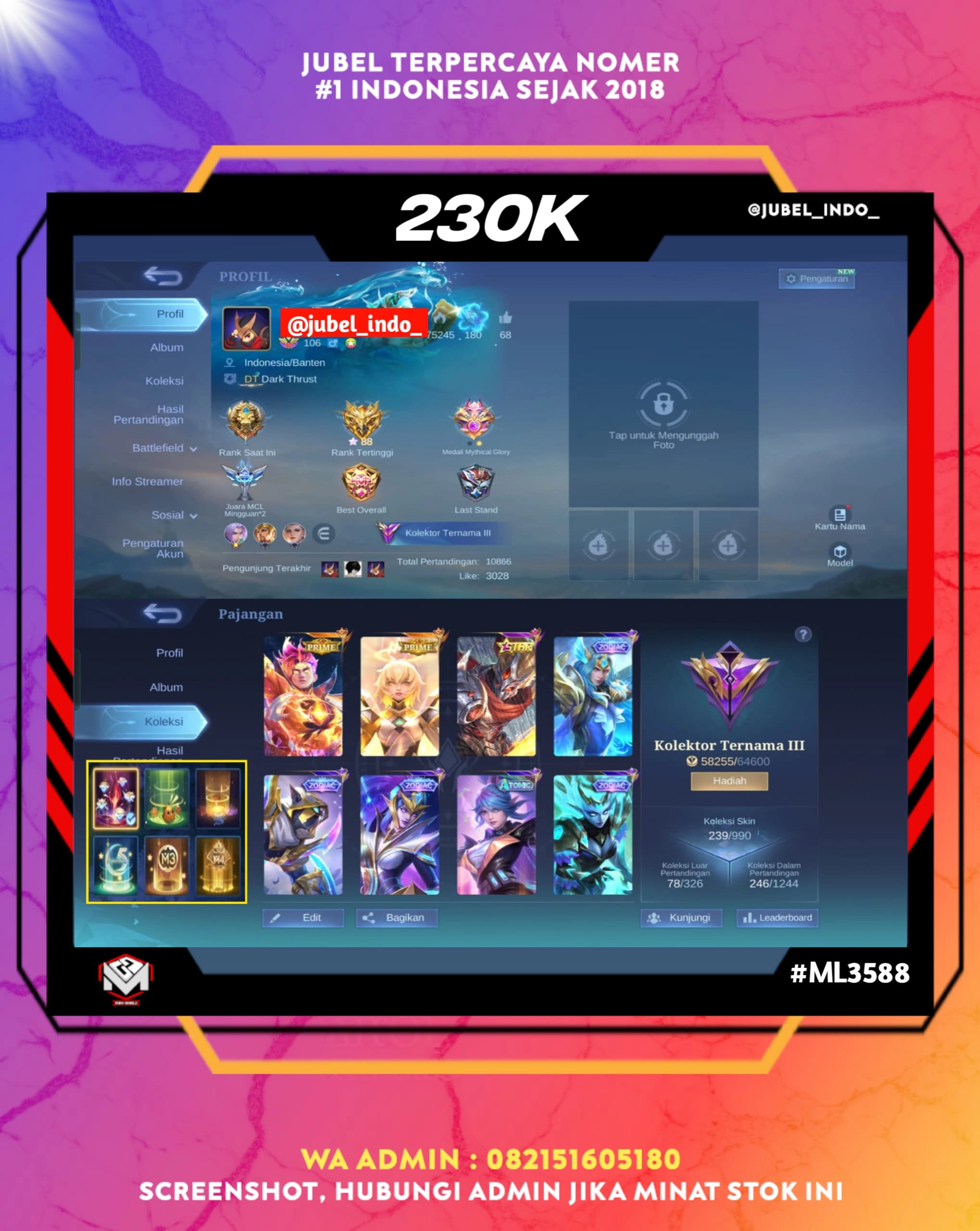 STOK ML #ML3588