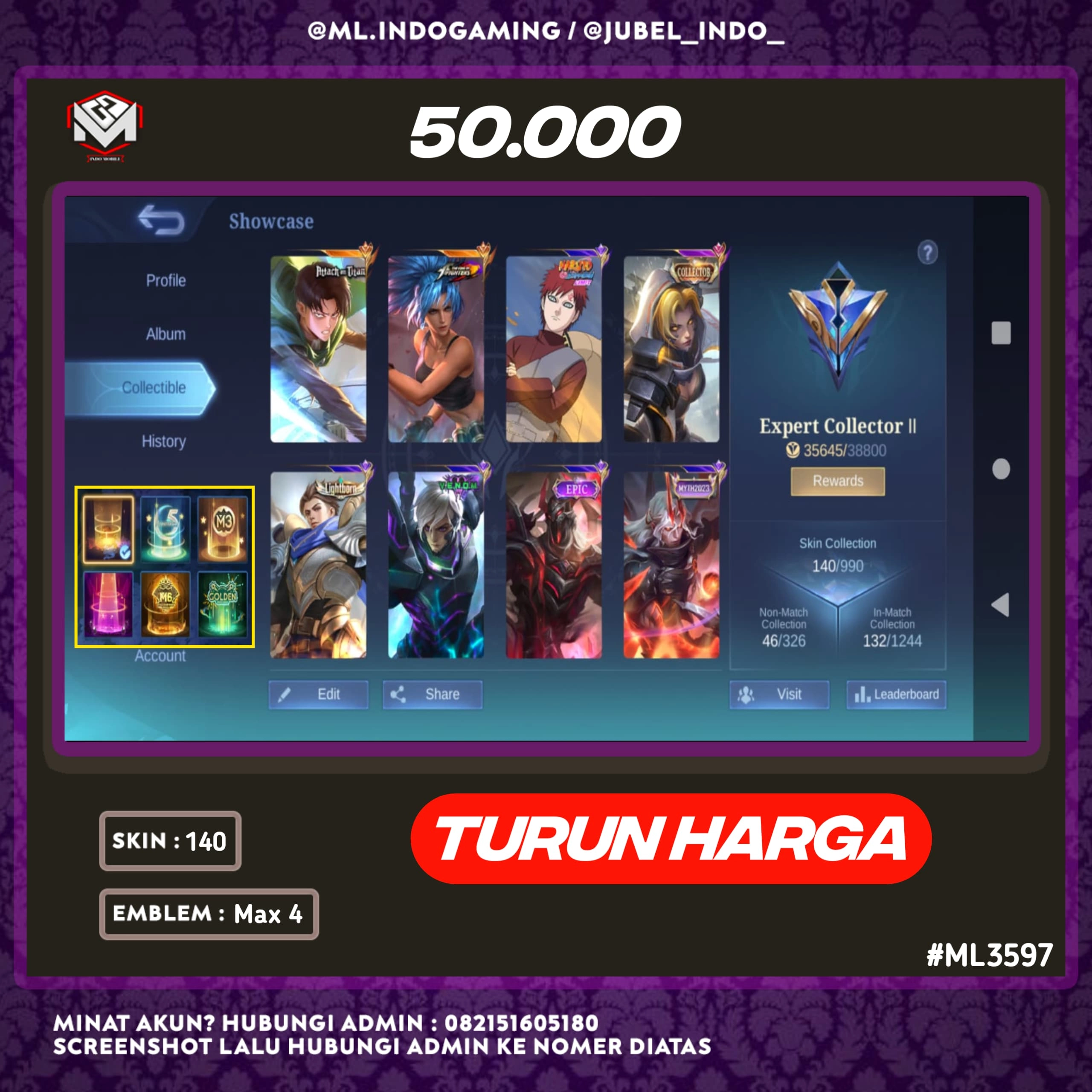 STOK ML #ML3597
