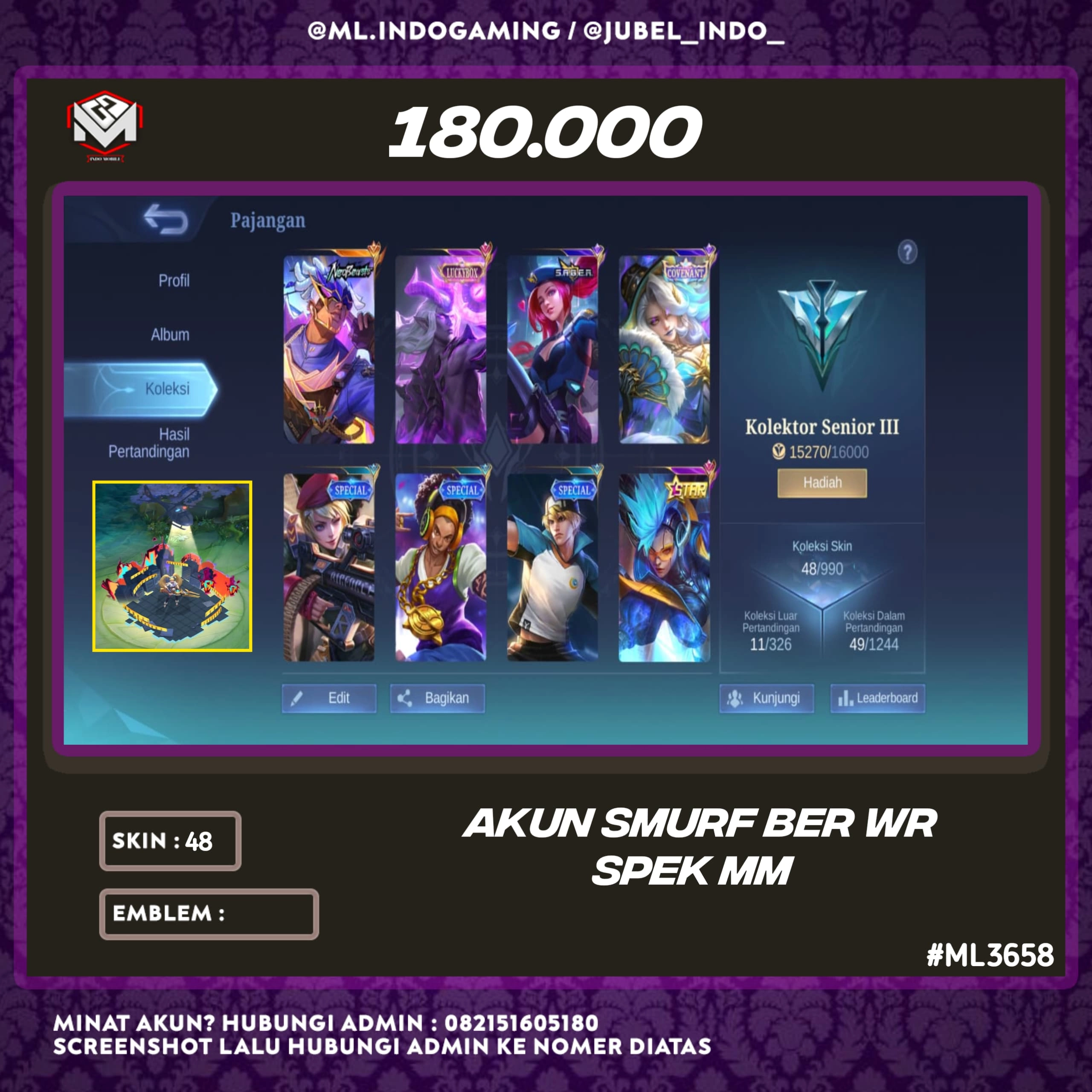 STOK ML #ML3658