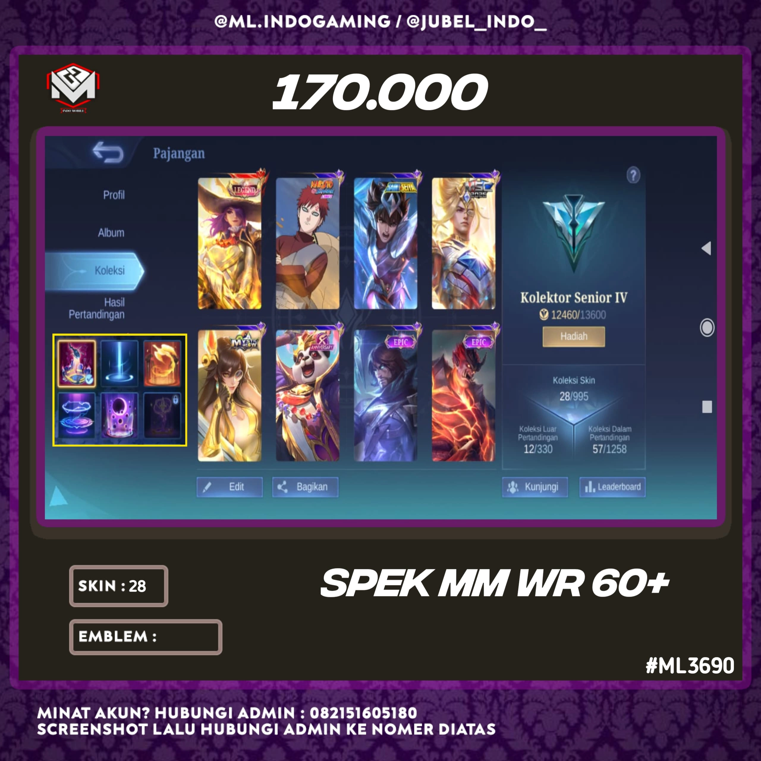STOK ML #ML3690