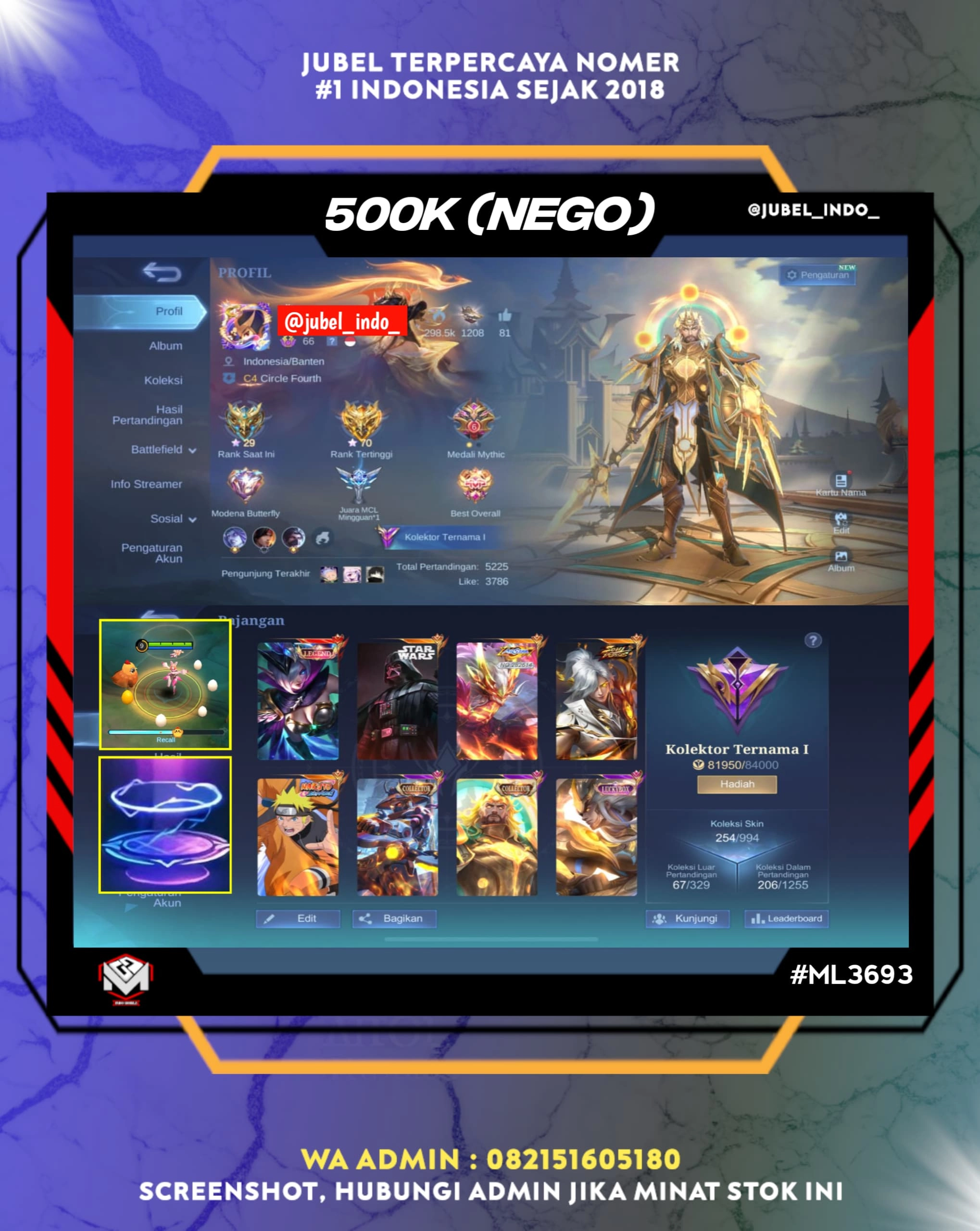 STOK ML #ML3693