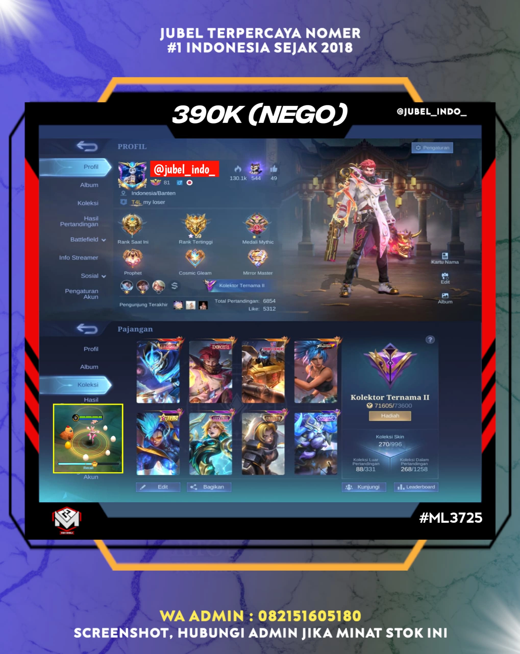 STOK ML #ML3725