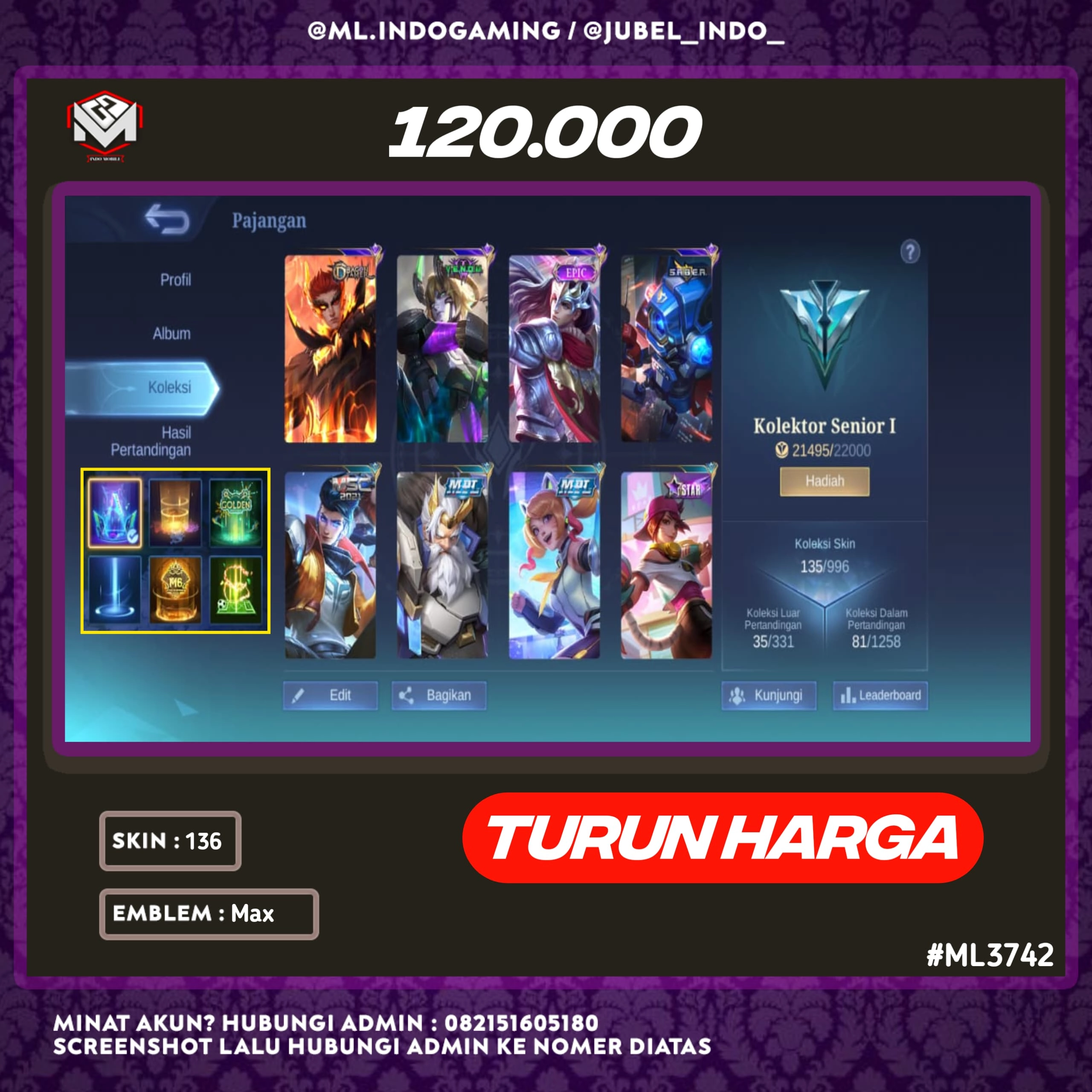 STOK ML #ML3742
