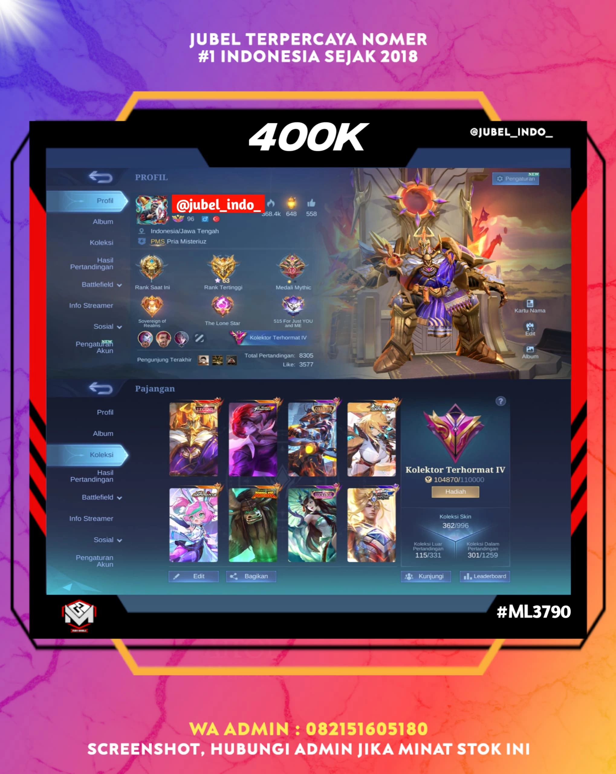 STOK ML #ML3790