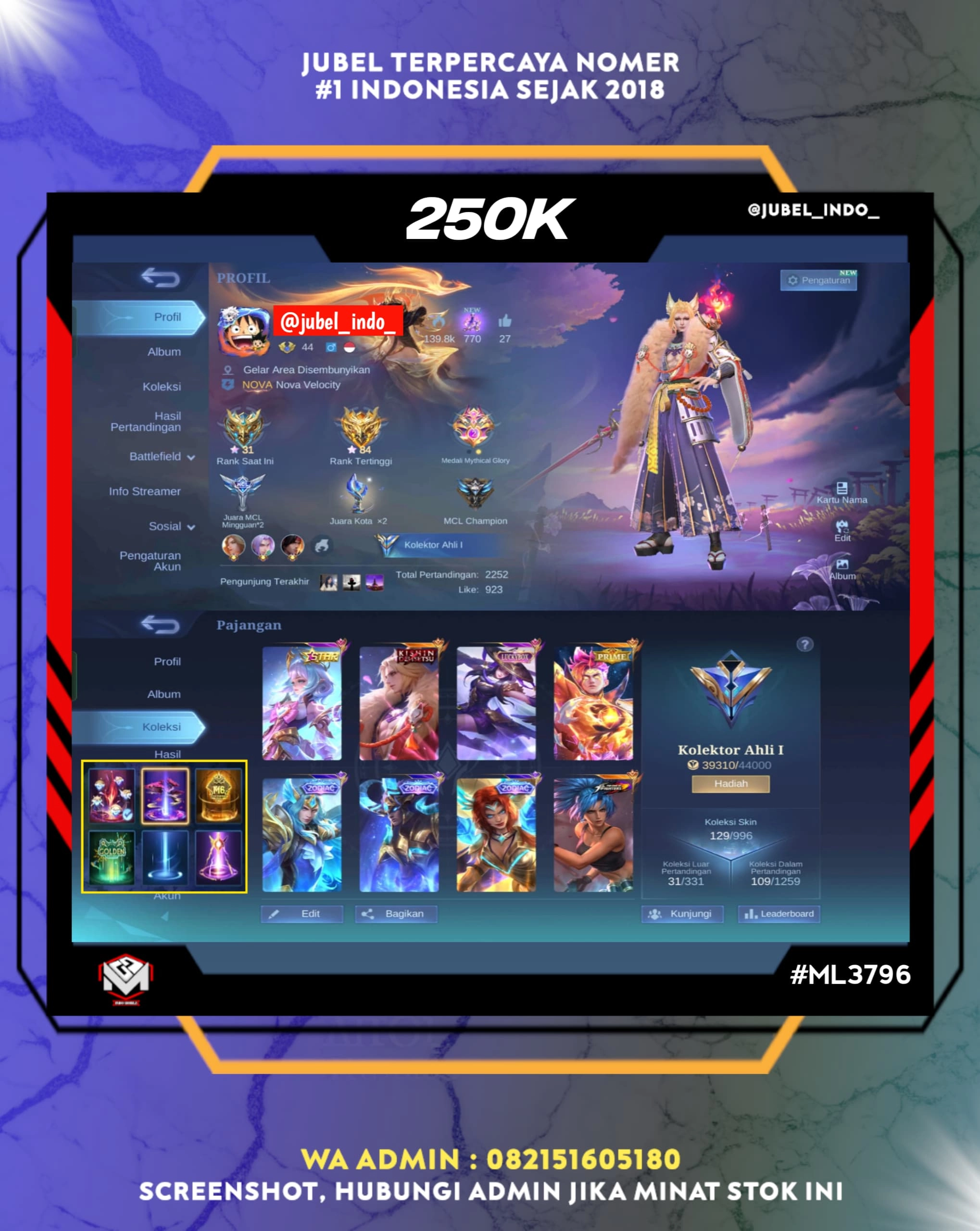 STOK ML #ML3796