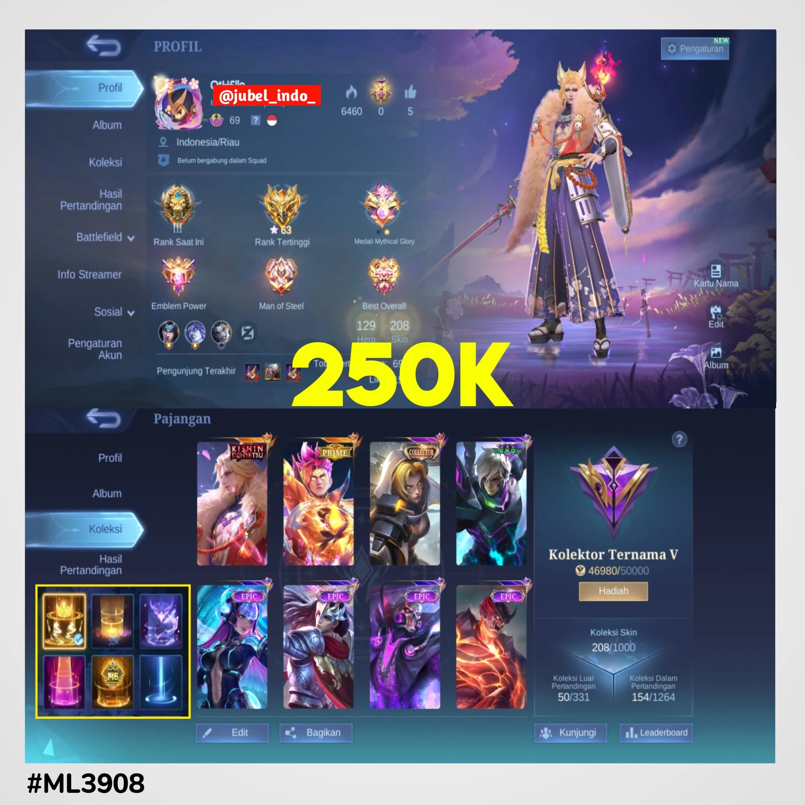 STOK ML #ML3908