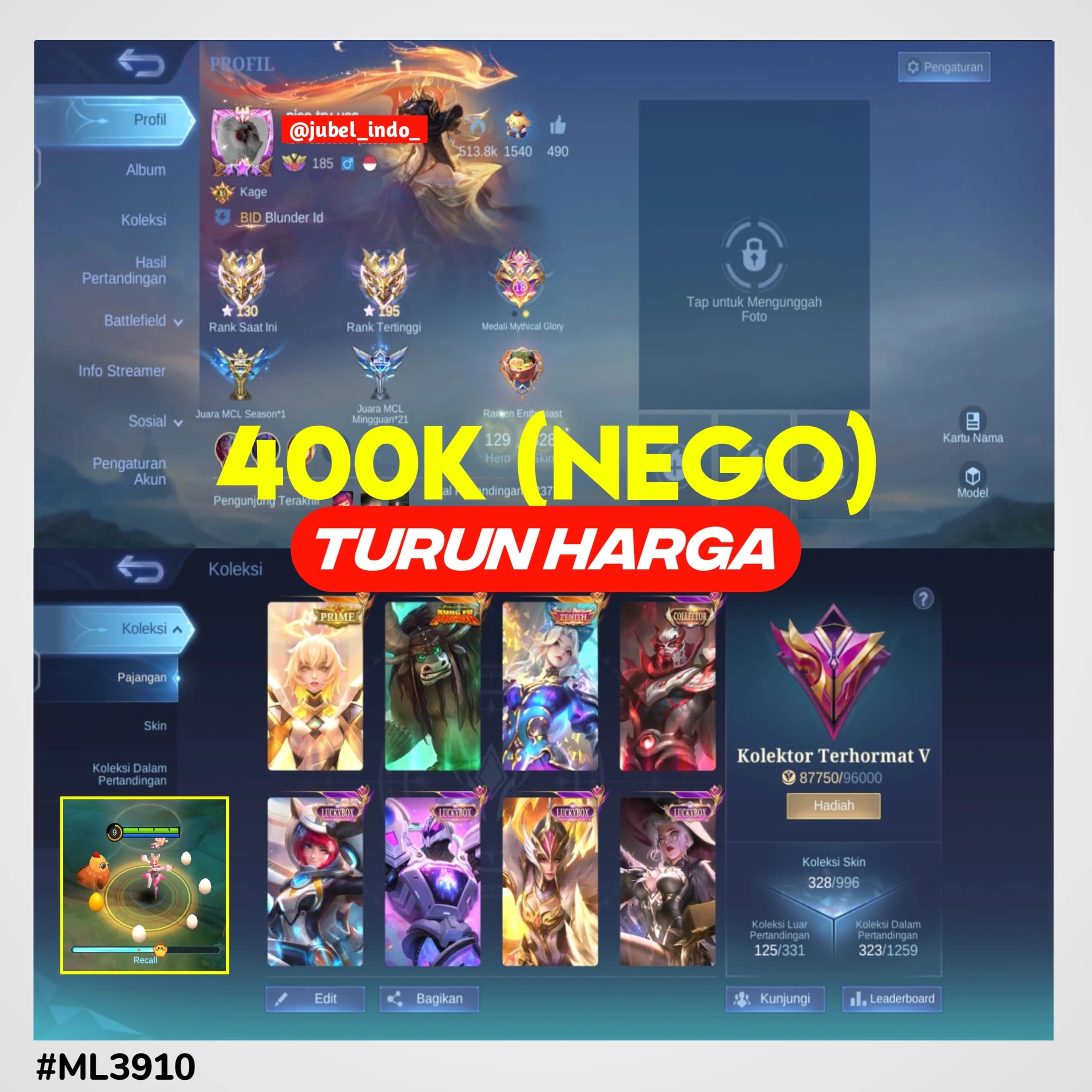 STOK ML #ML3910
