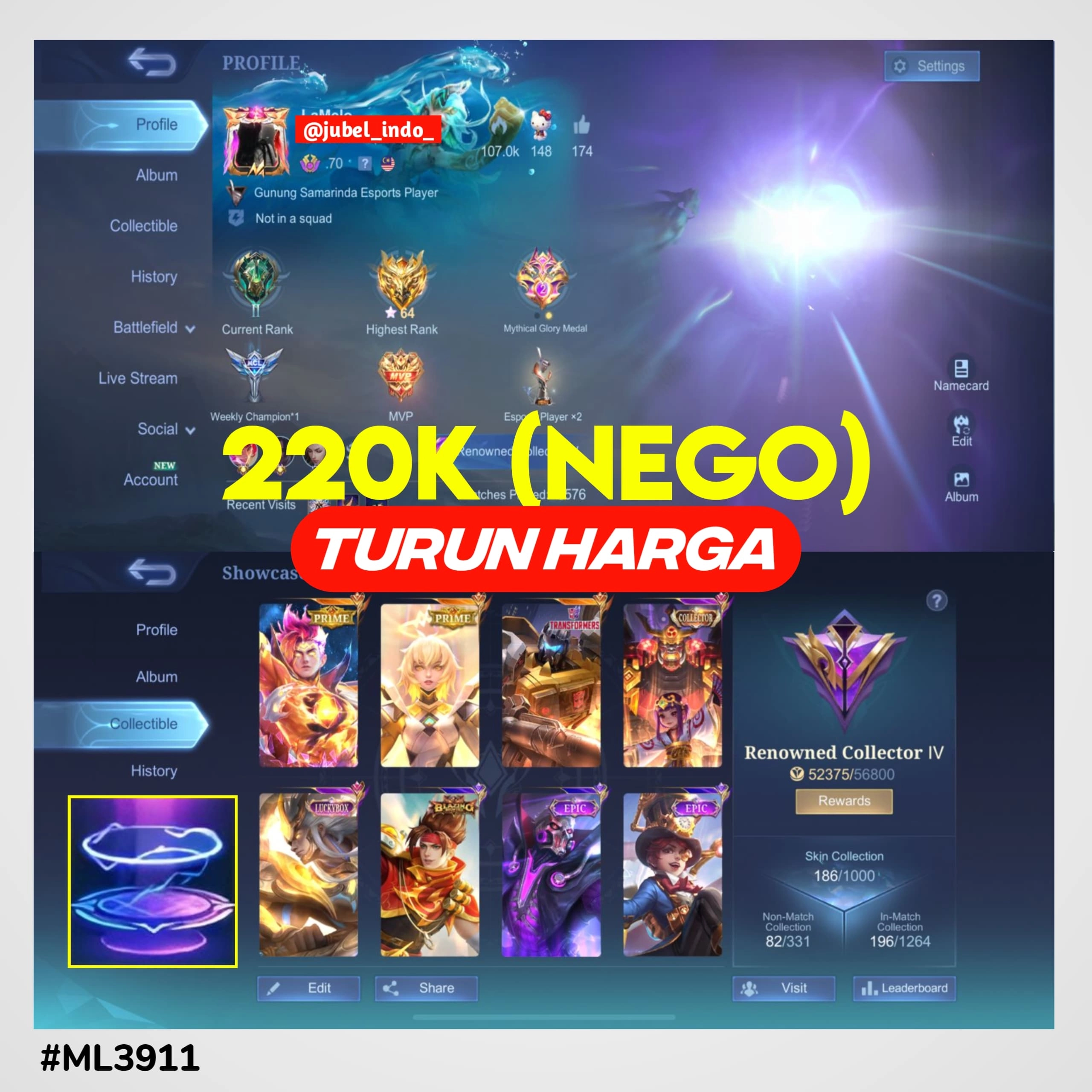 STOK ML #ML3911