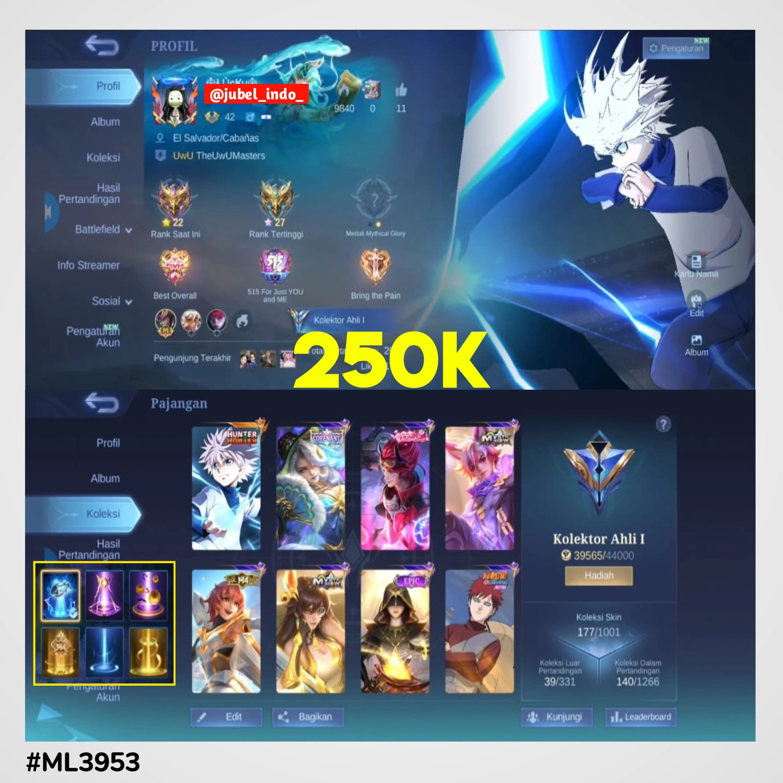 STOK ML #ML3953
