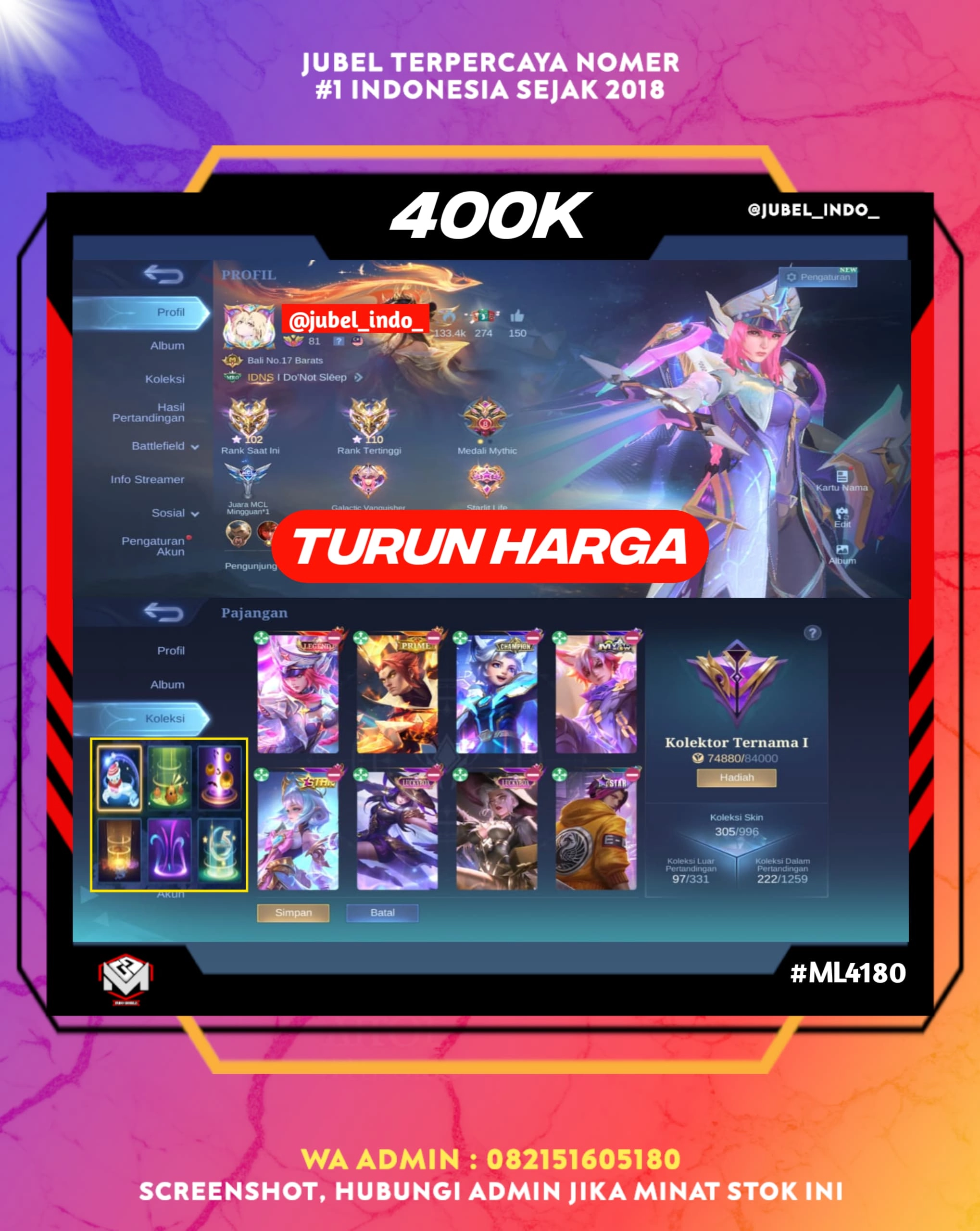 STOK ML #ML4180