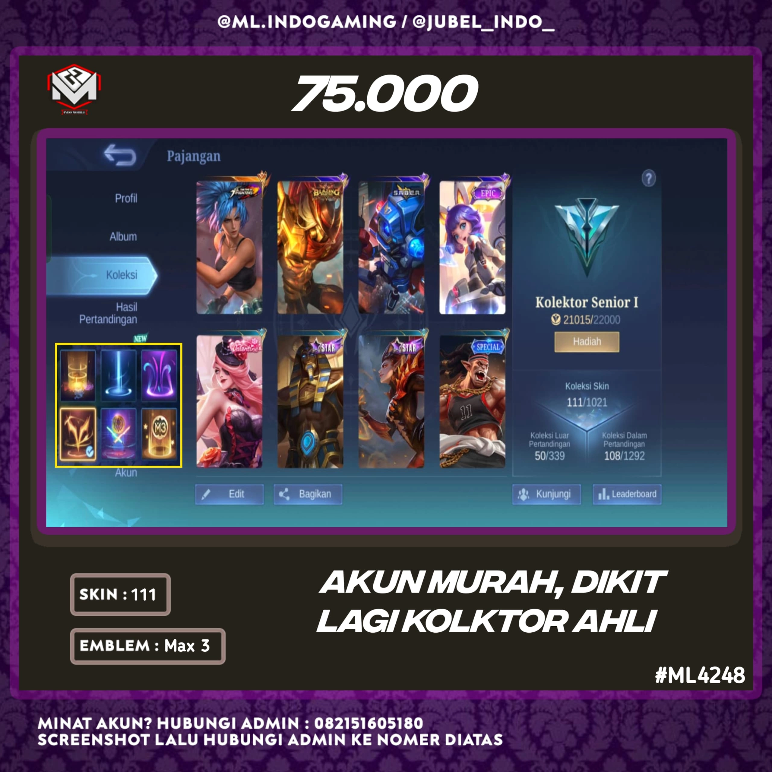 STOK ML #ML4248