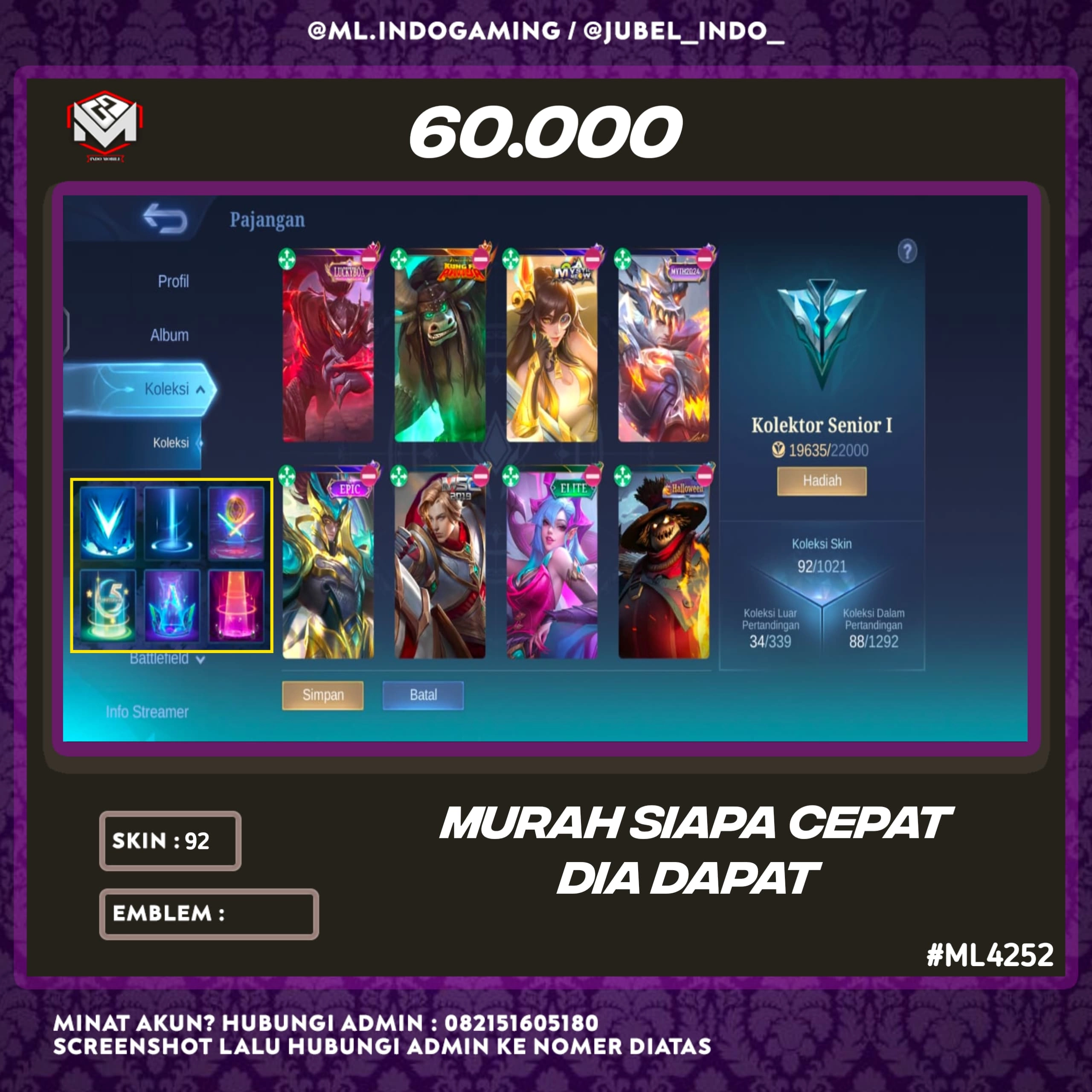 STOK ML #ML4252
