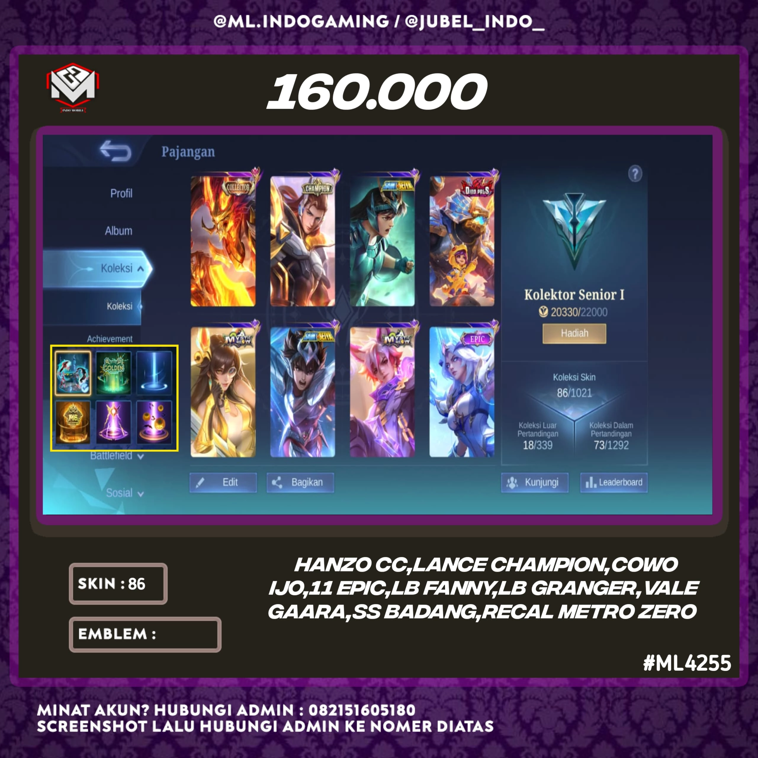 STOK ML #ML4255