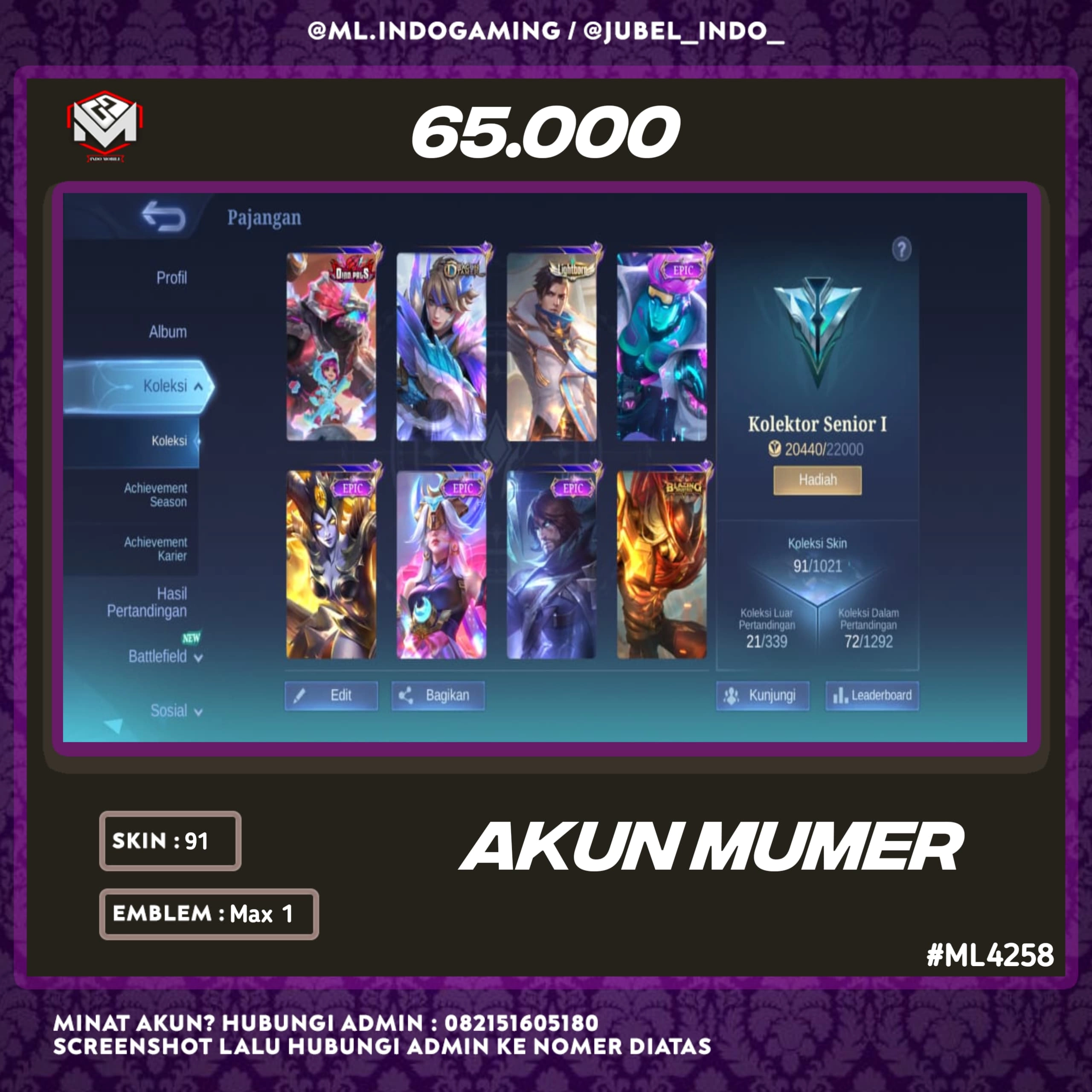 STOK ML #ML4258