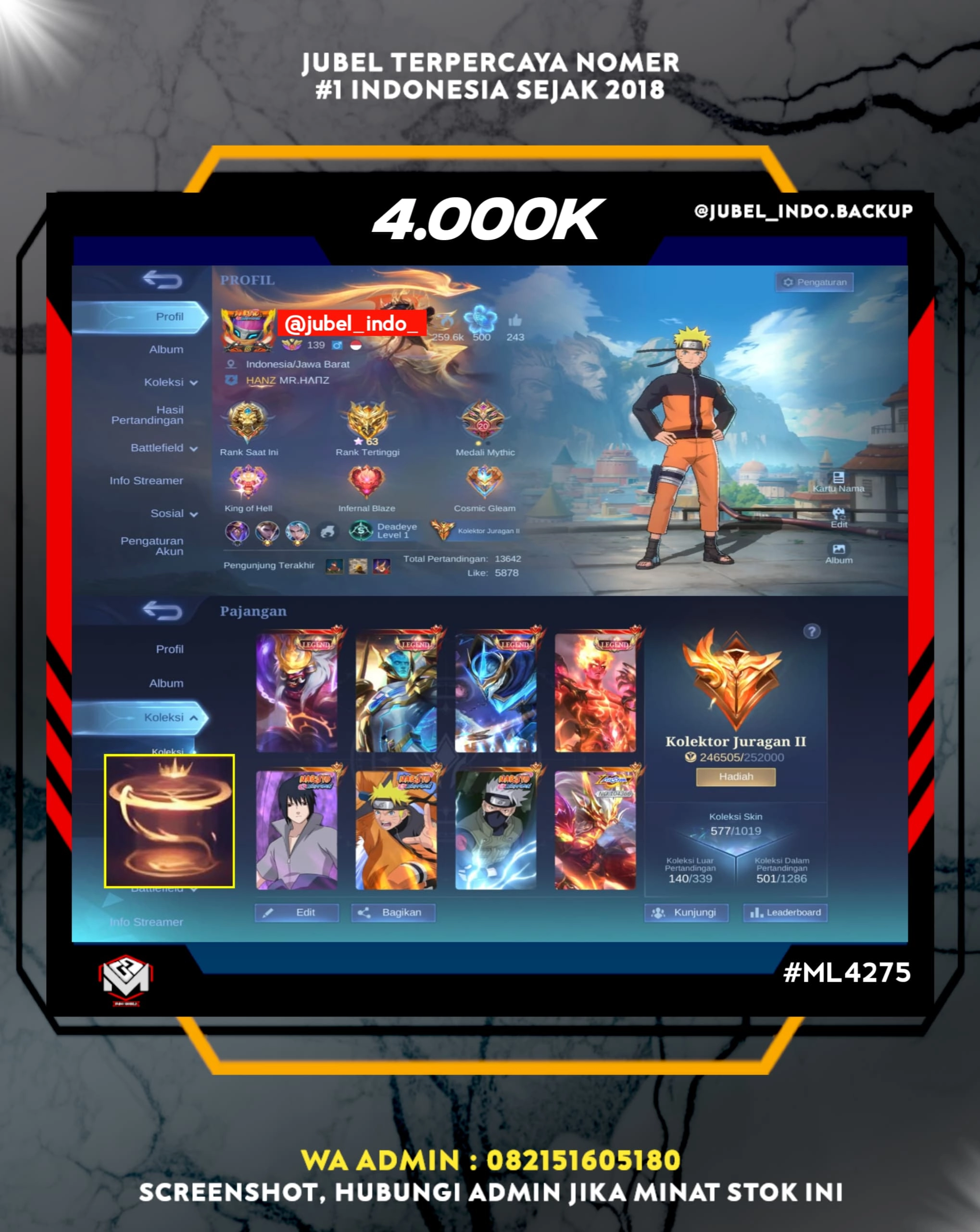 STOK ML #ML4275