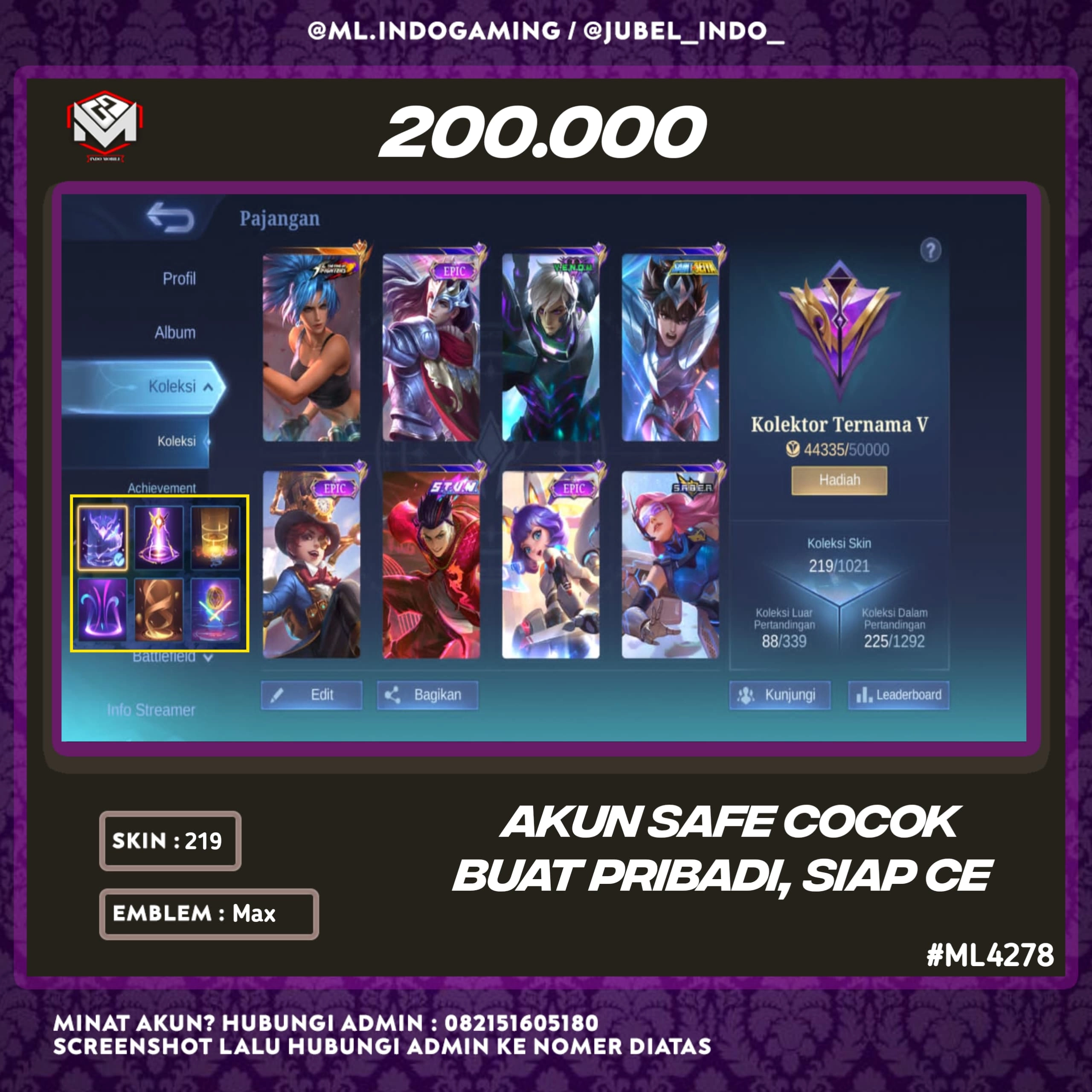 STOK ML #ML4278