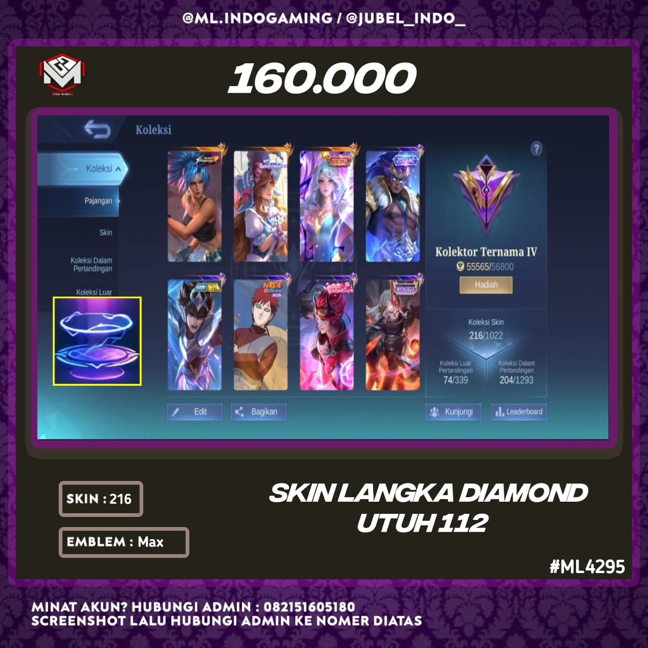 STOK ML #ML4295