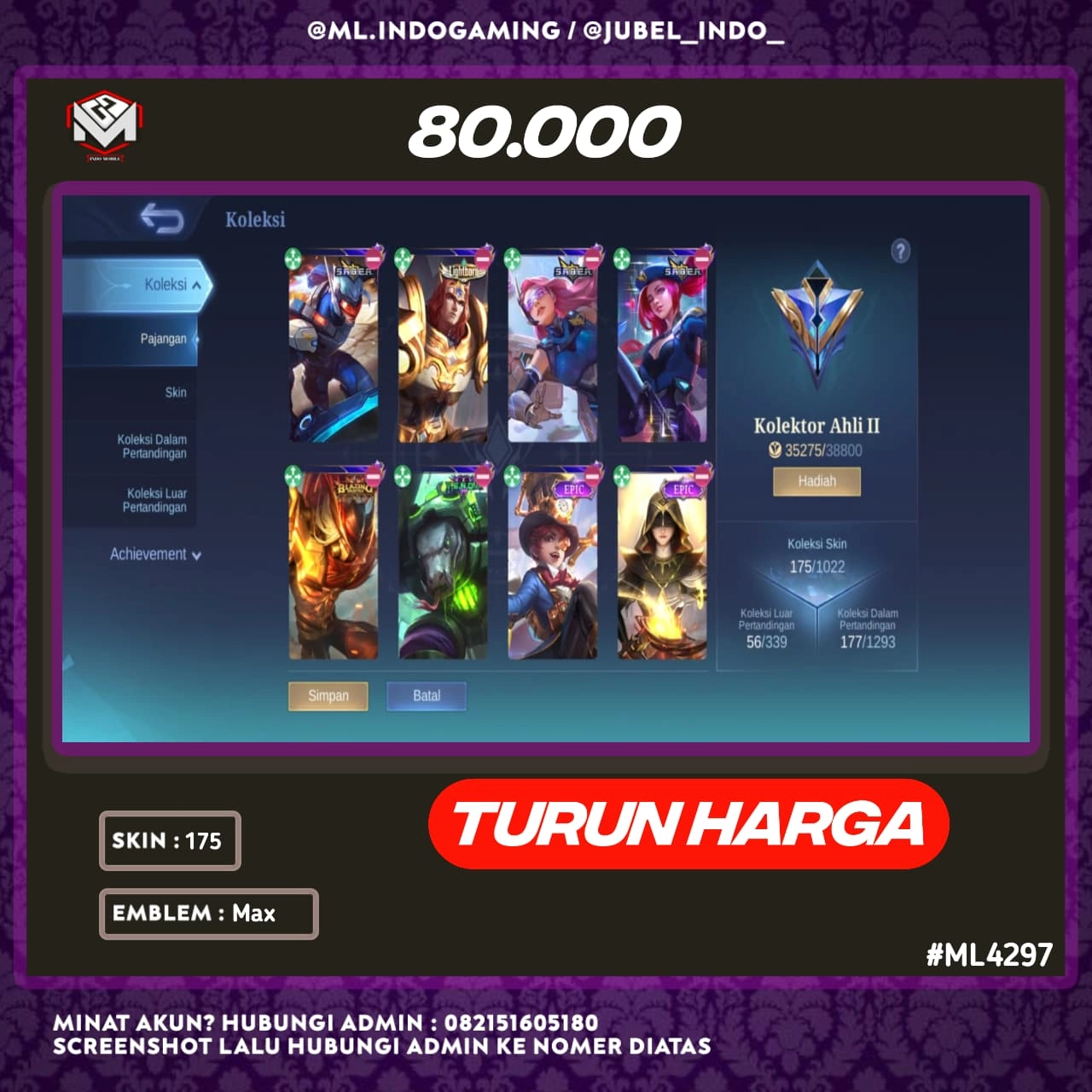 STOK ML #ML4297