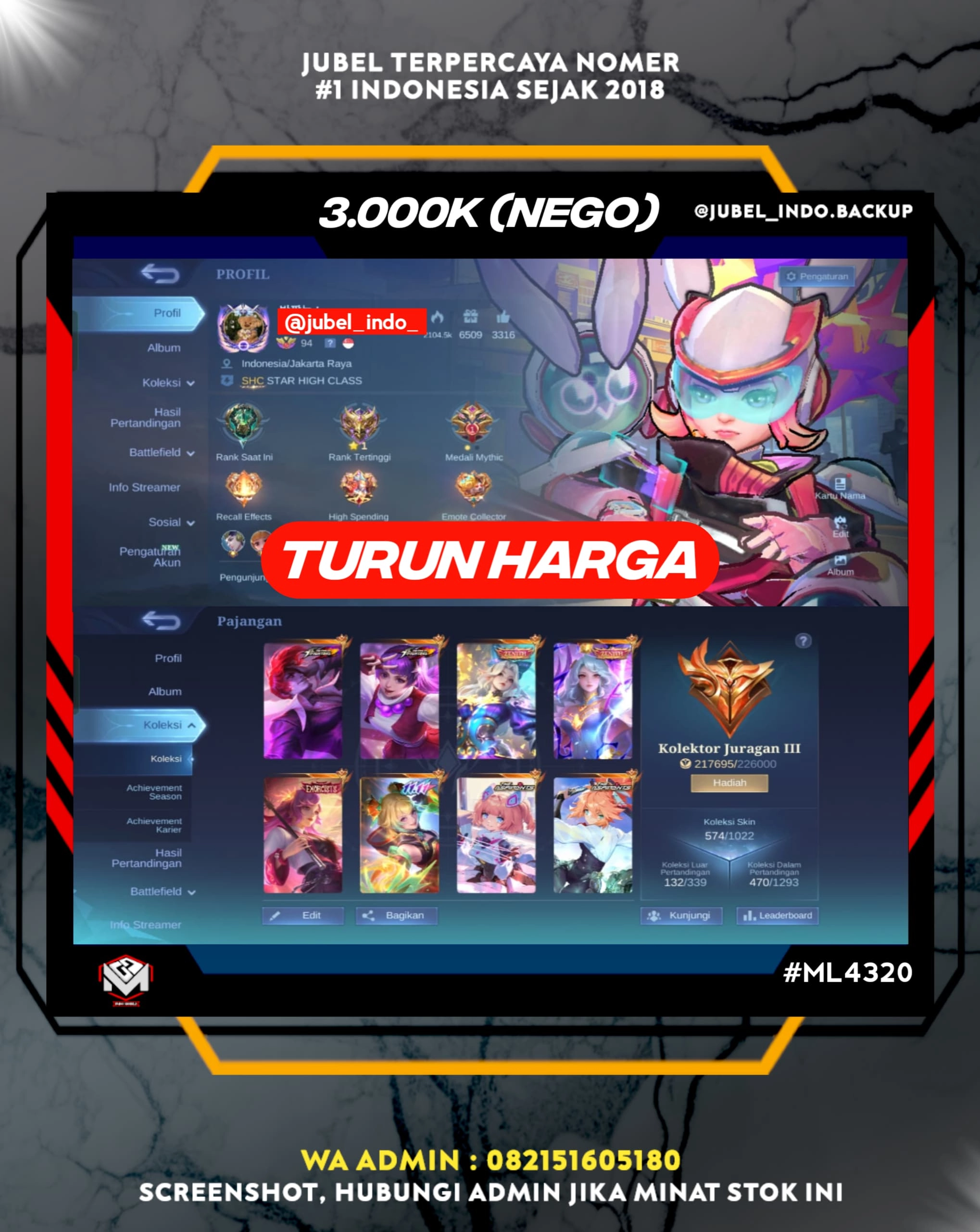 STOK ML #ML4320
