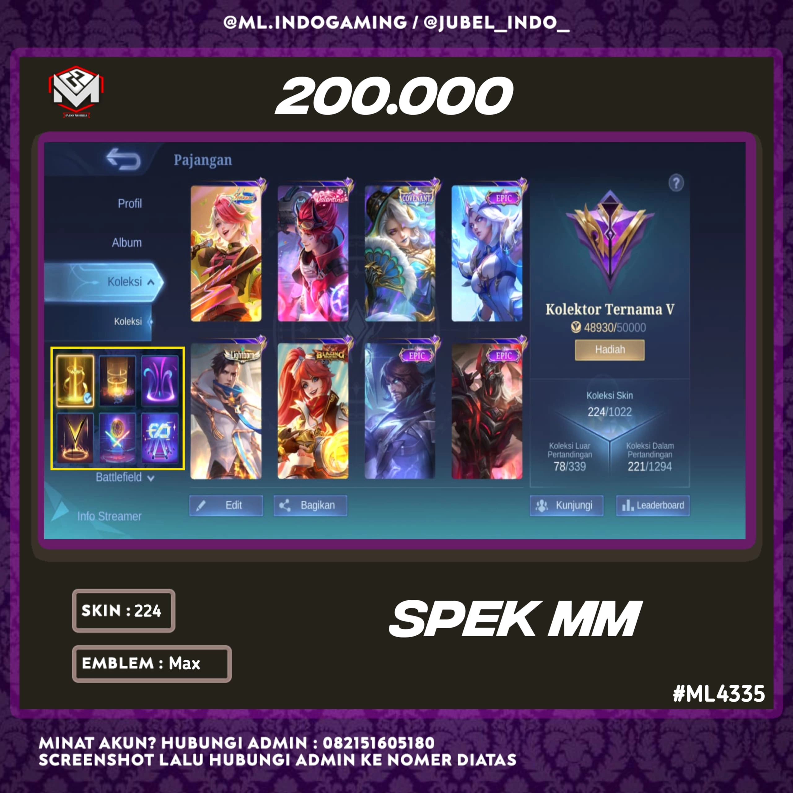 STOK ML #ML4335