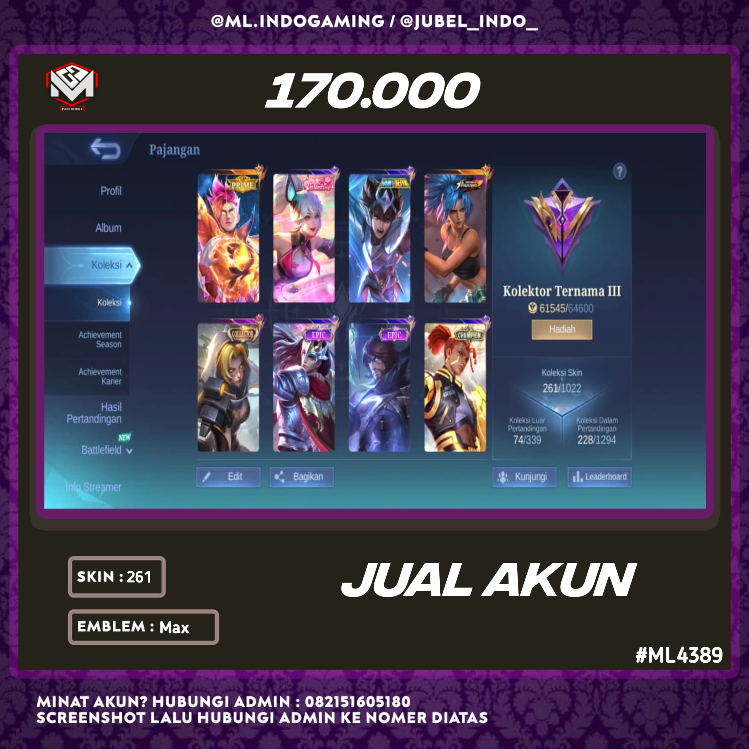 STOK ML #ML4389