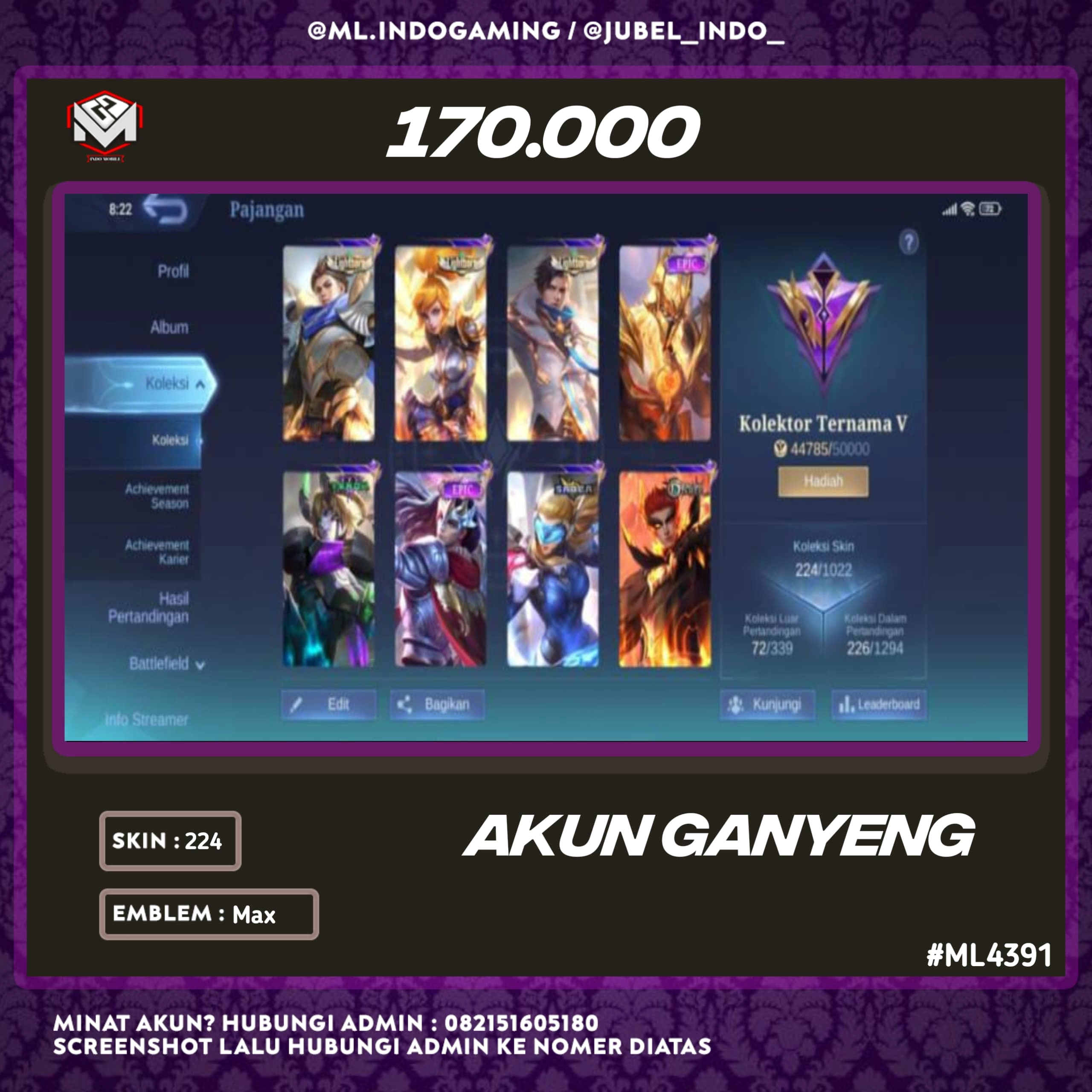 STOK ML #ML4391