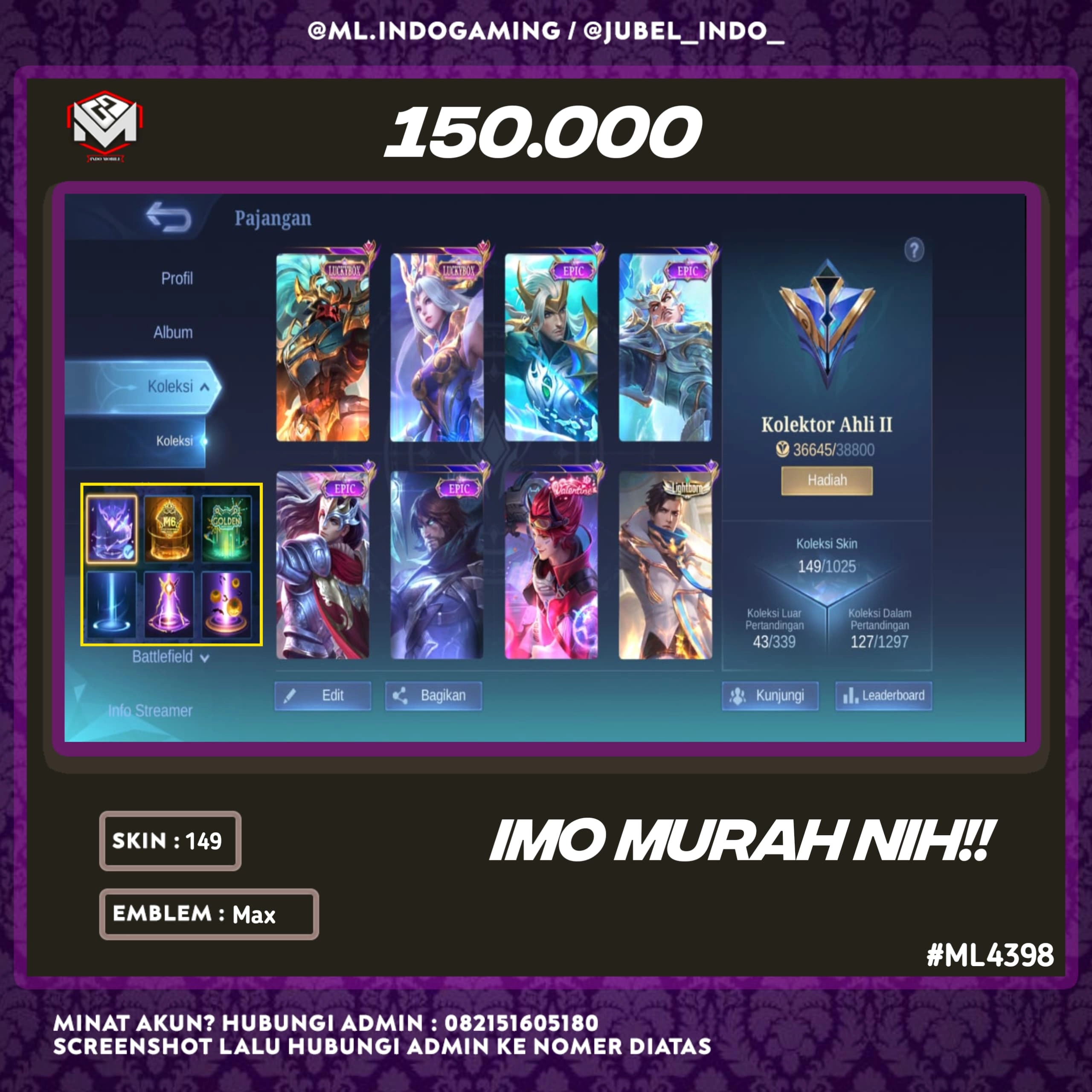 STOK ML #ML4398