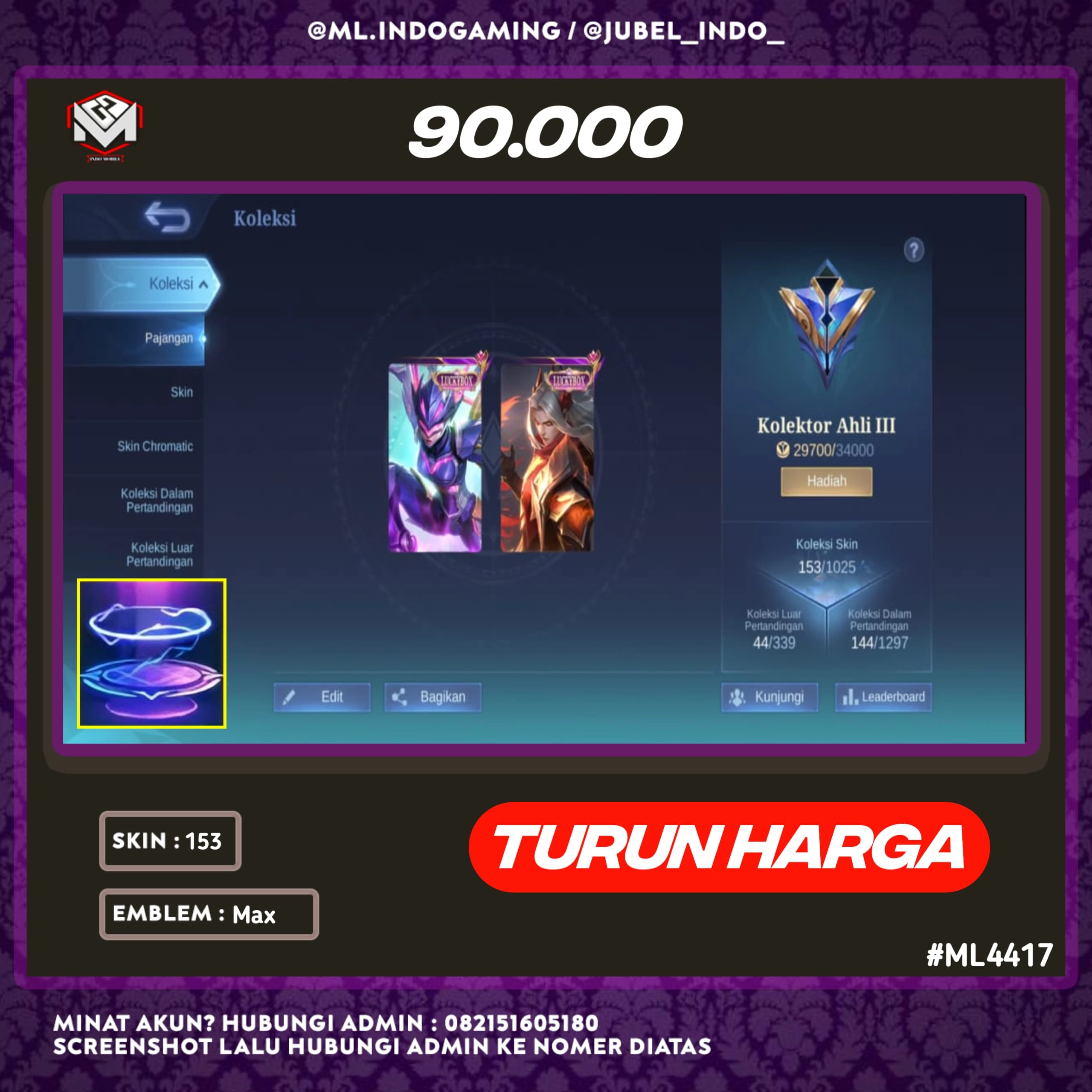 STOK ML #ML4417