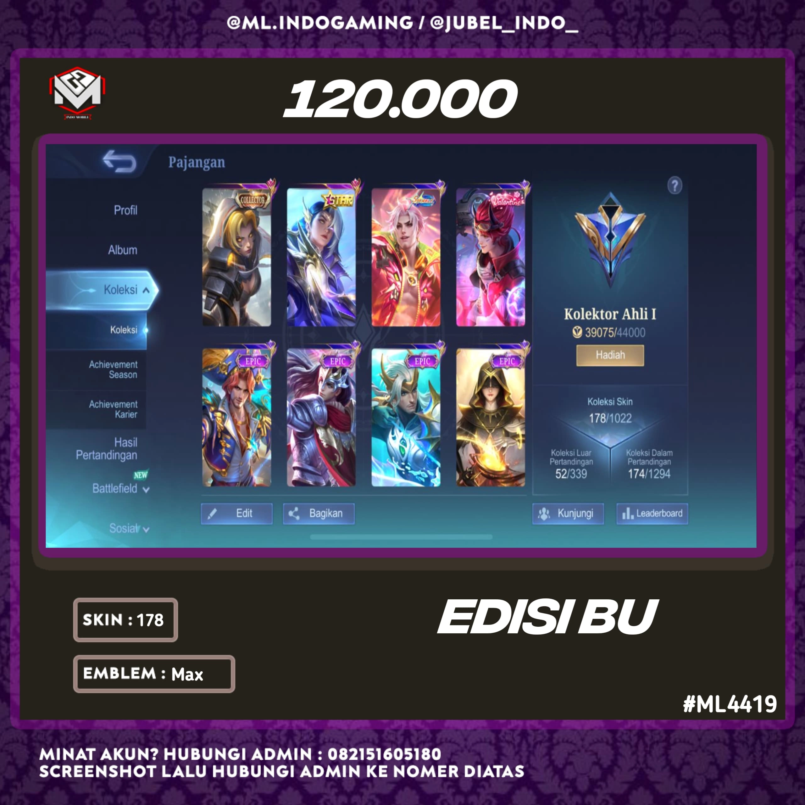 STOK ML #ML4419