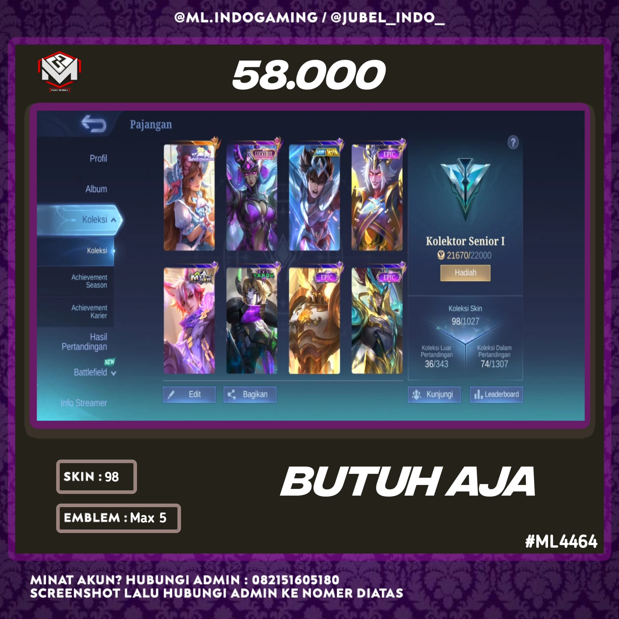 STOK ML #ML4464