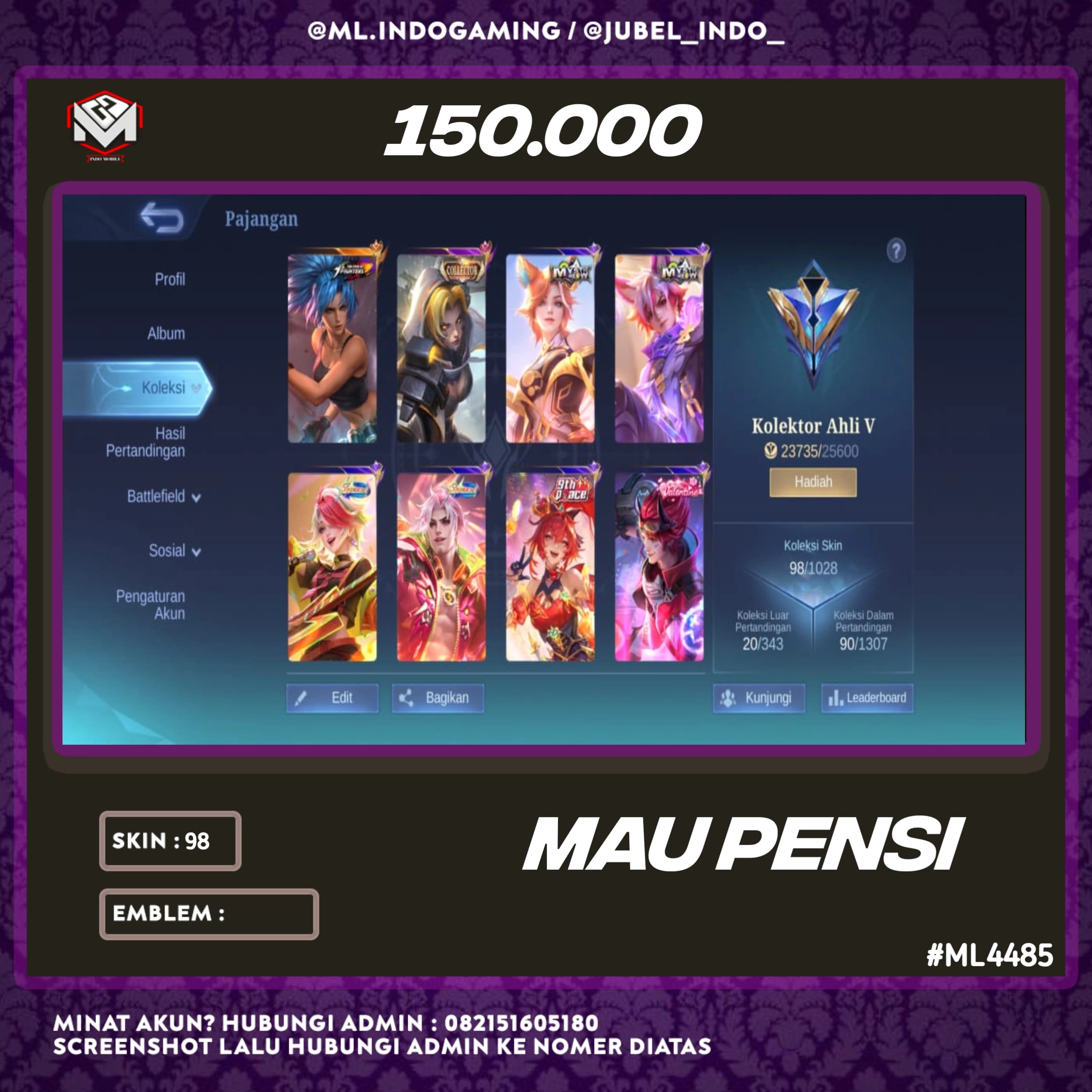 STOK ML #ML4485