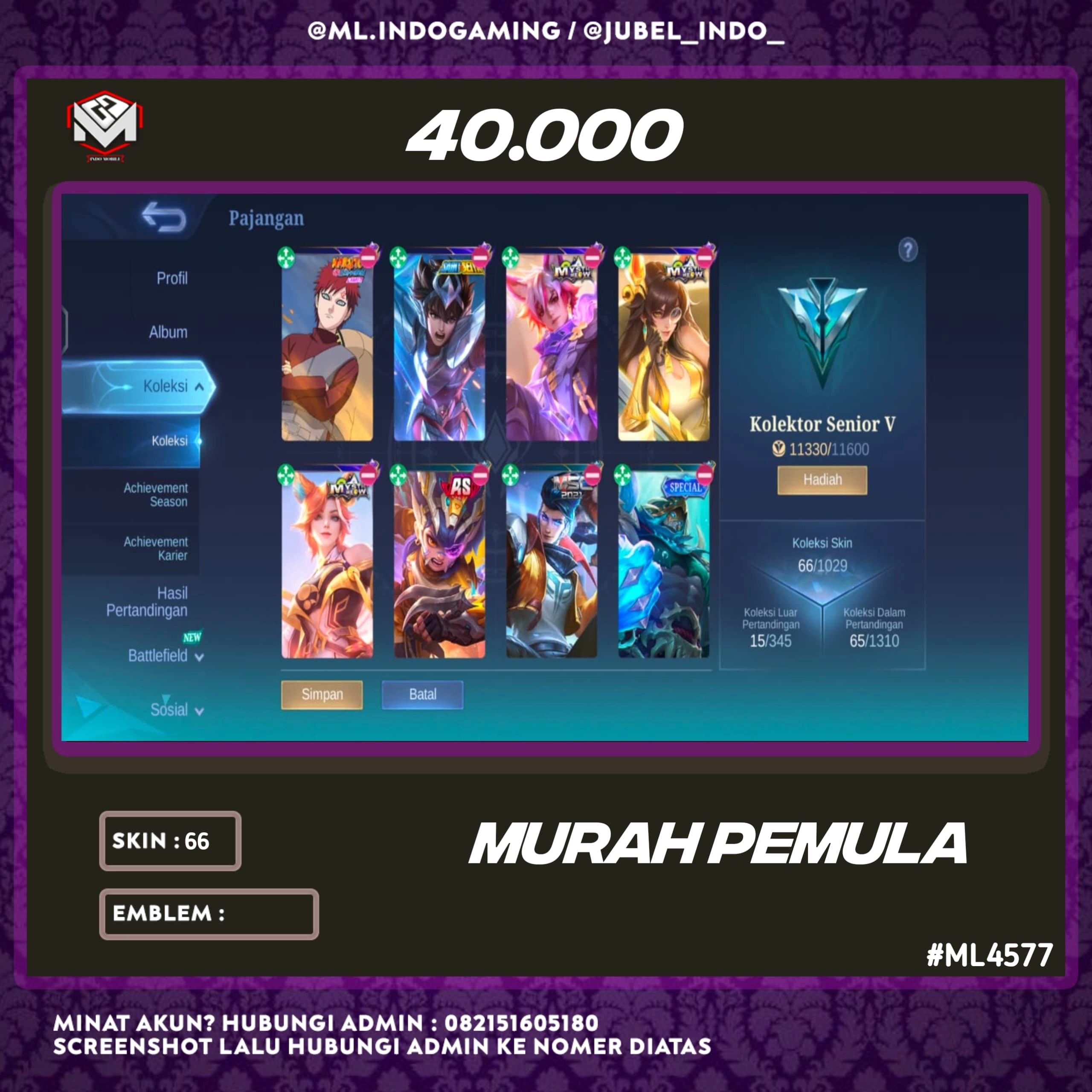 STOK ML #ML4577